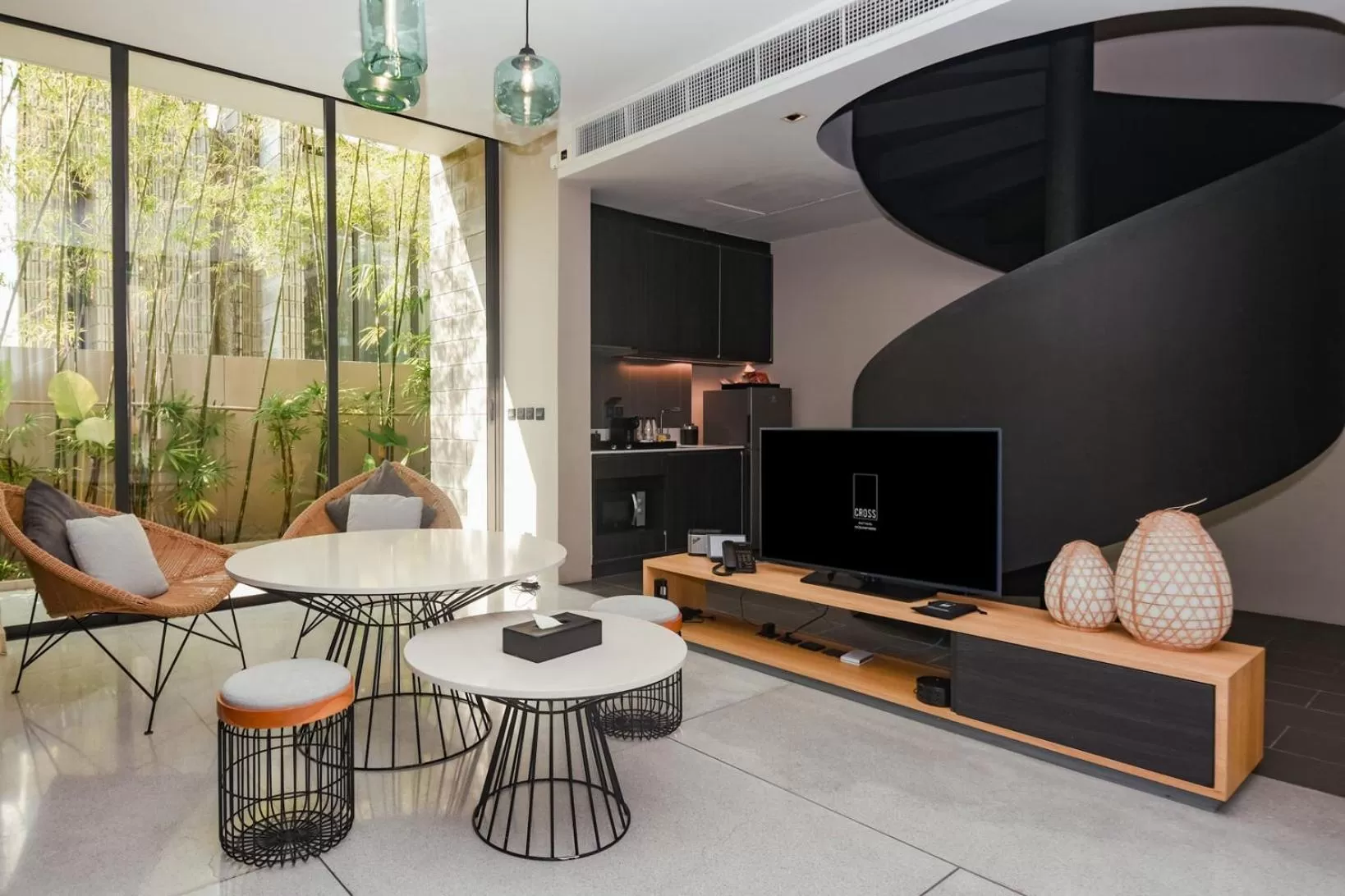 Seating area in Cross Pattaya Oceanphere - formerly X2 Pattaya Oceanphere