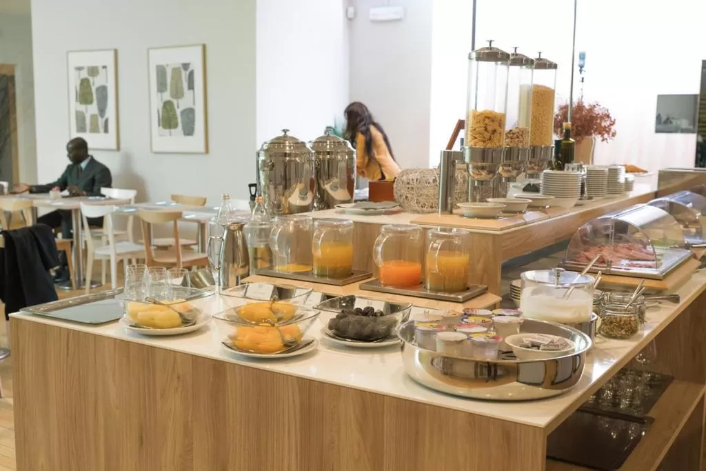 Buffet breakfast in Helios Hotel