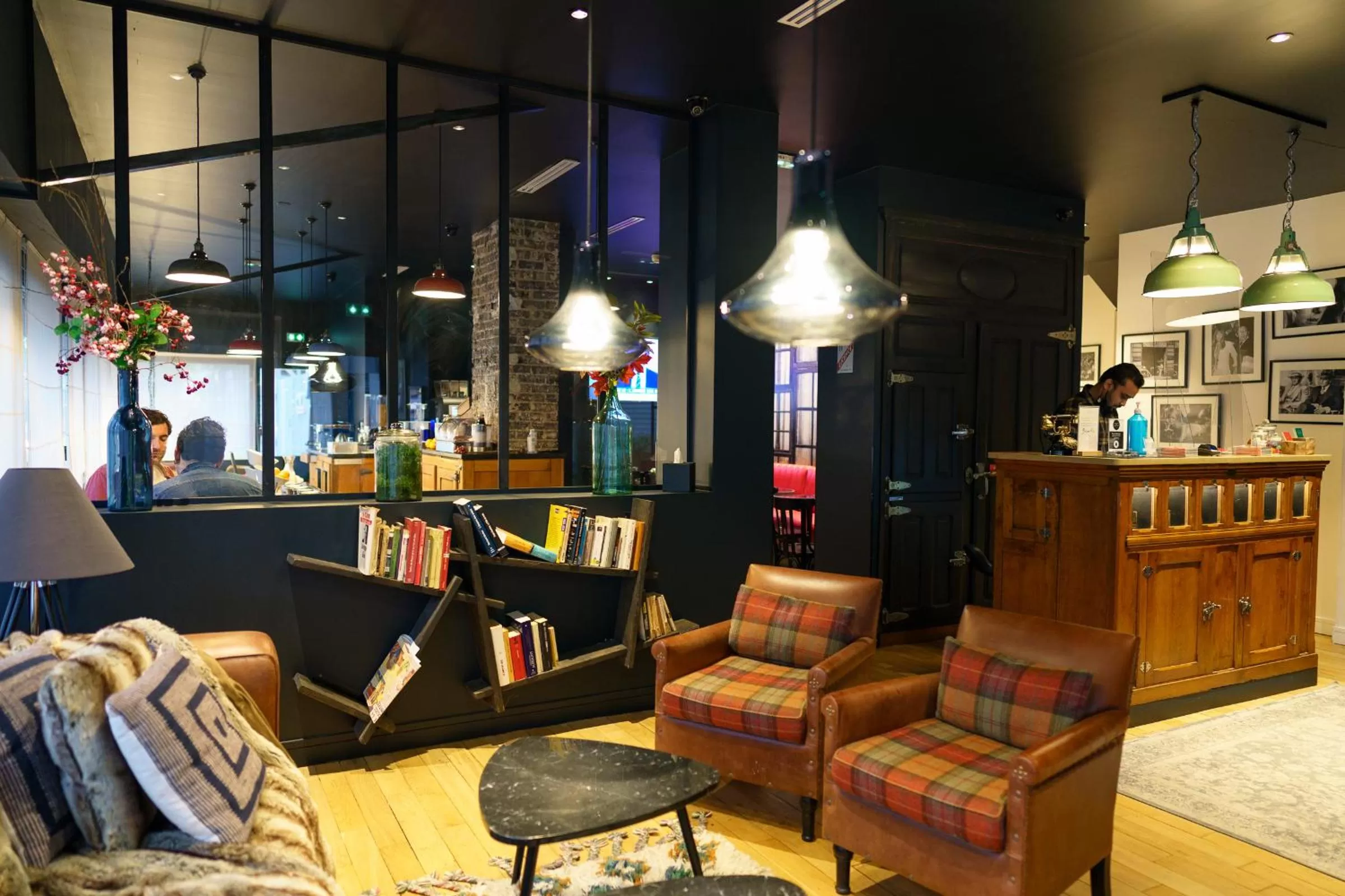 Lobby or reception in Hôtel Clarisse