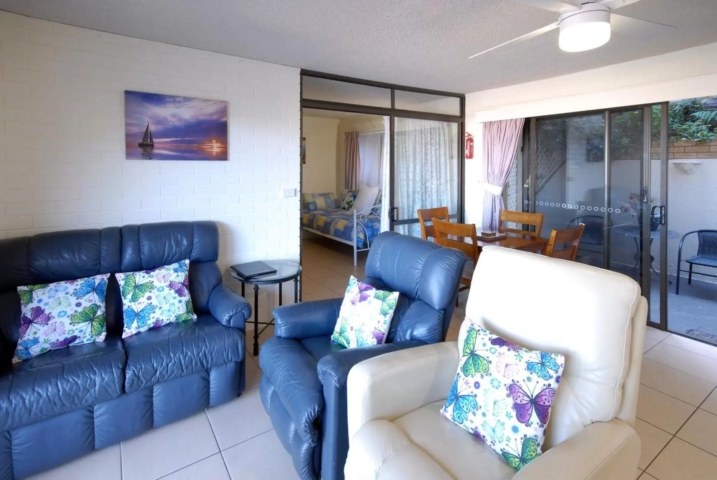 Living room, Seating Area in Marcel Towers Holiday Apartments