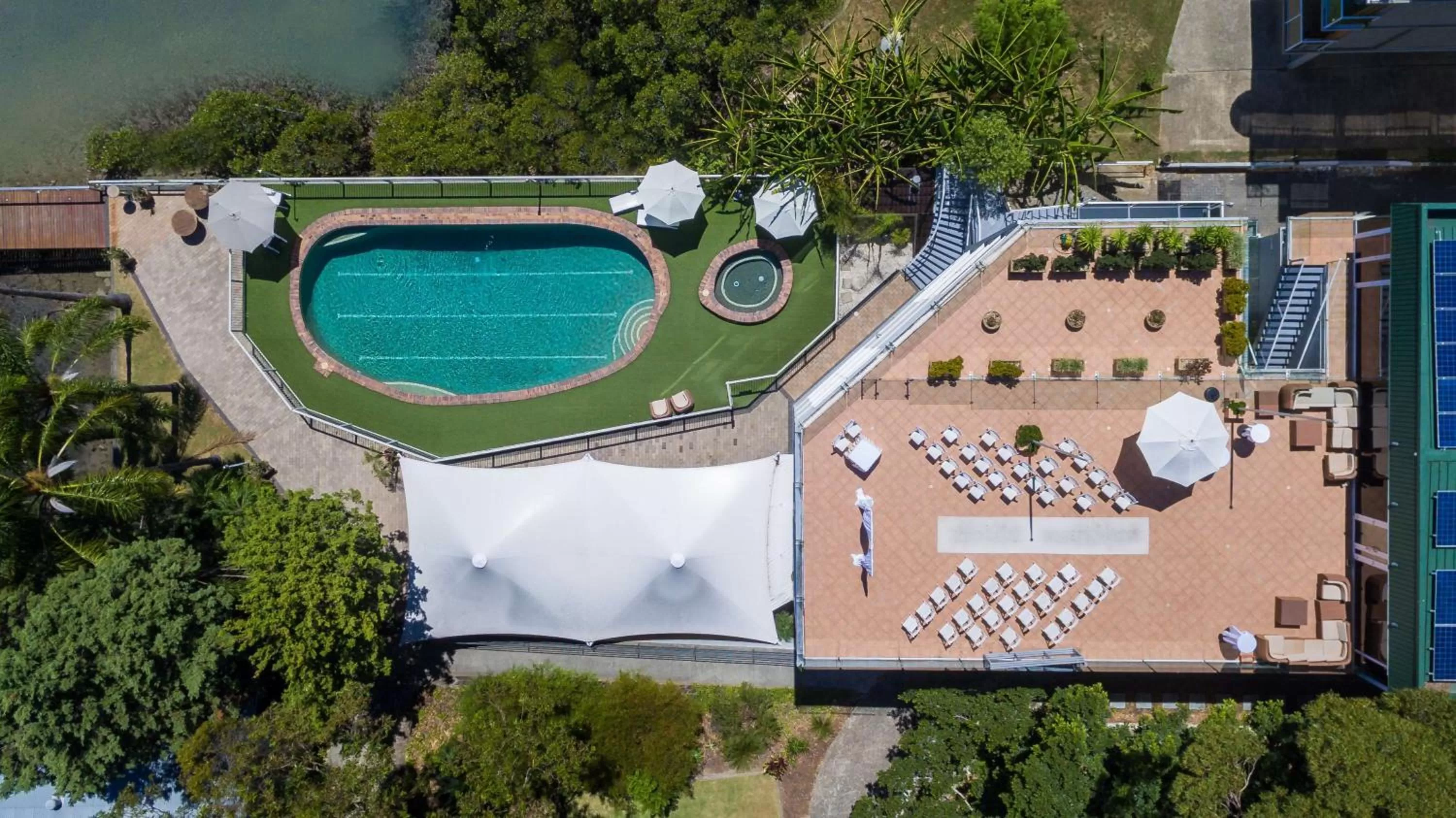 Property building in Mirage Hotel Newport