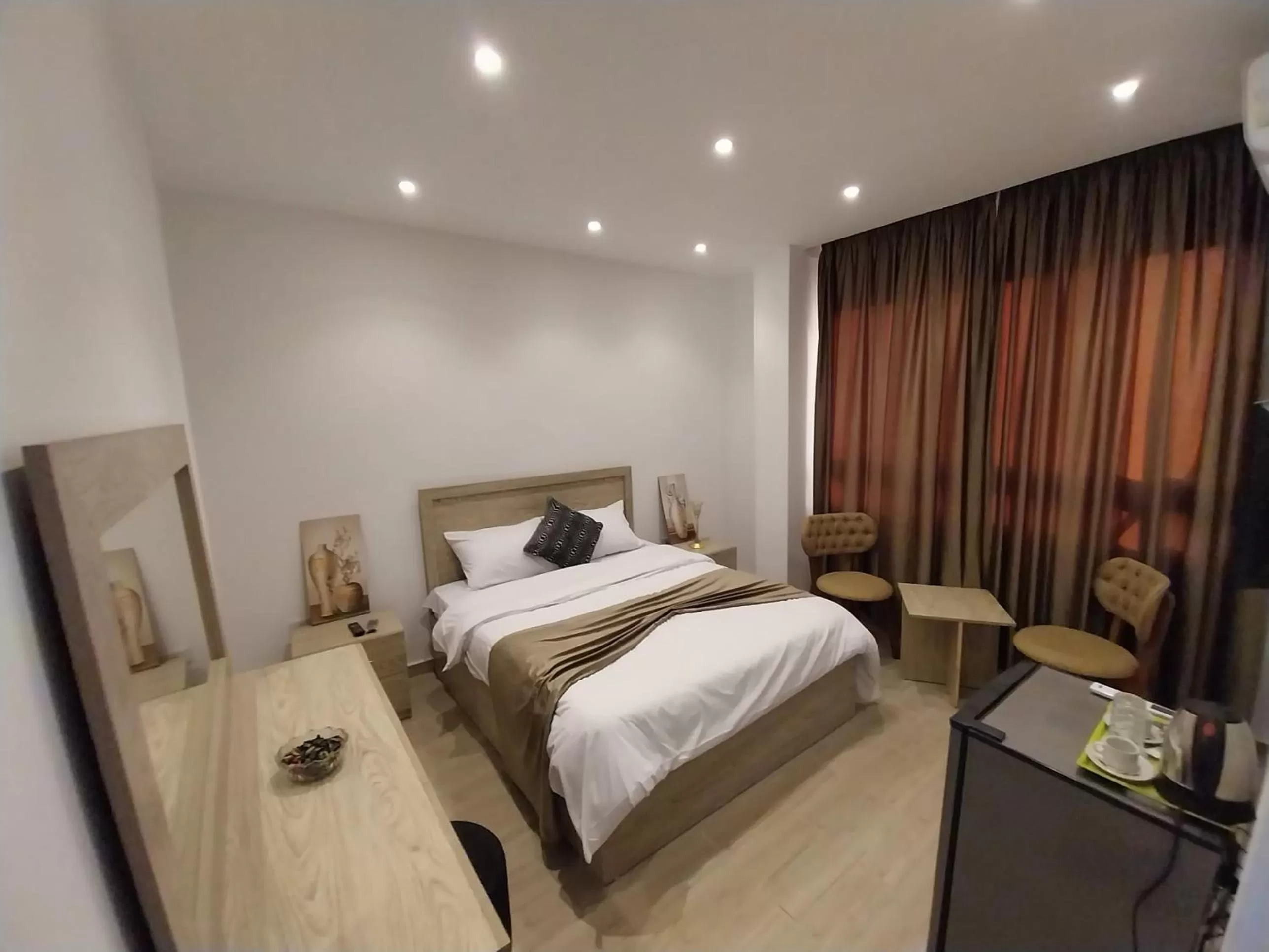 Bed in Eagles Pyramids View