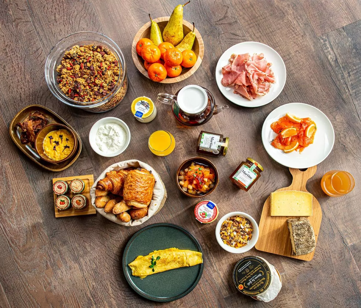 Breakfast in Radisson Blu Hotel, Rouen Centre