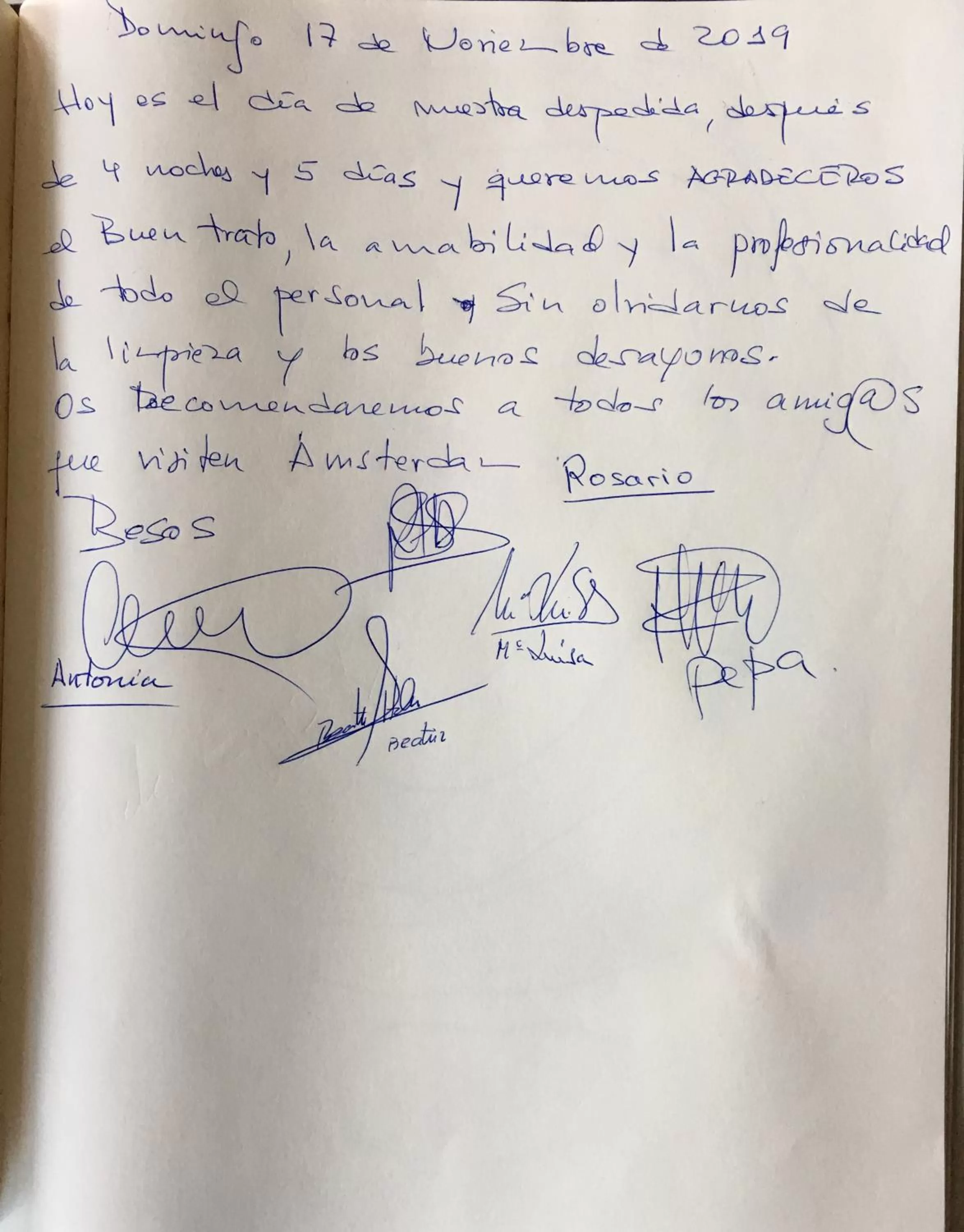 Staff in Hotel Mosaic City Centre