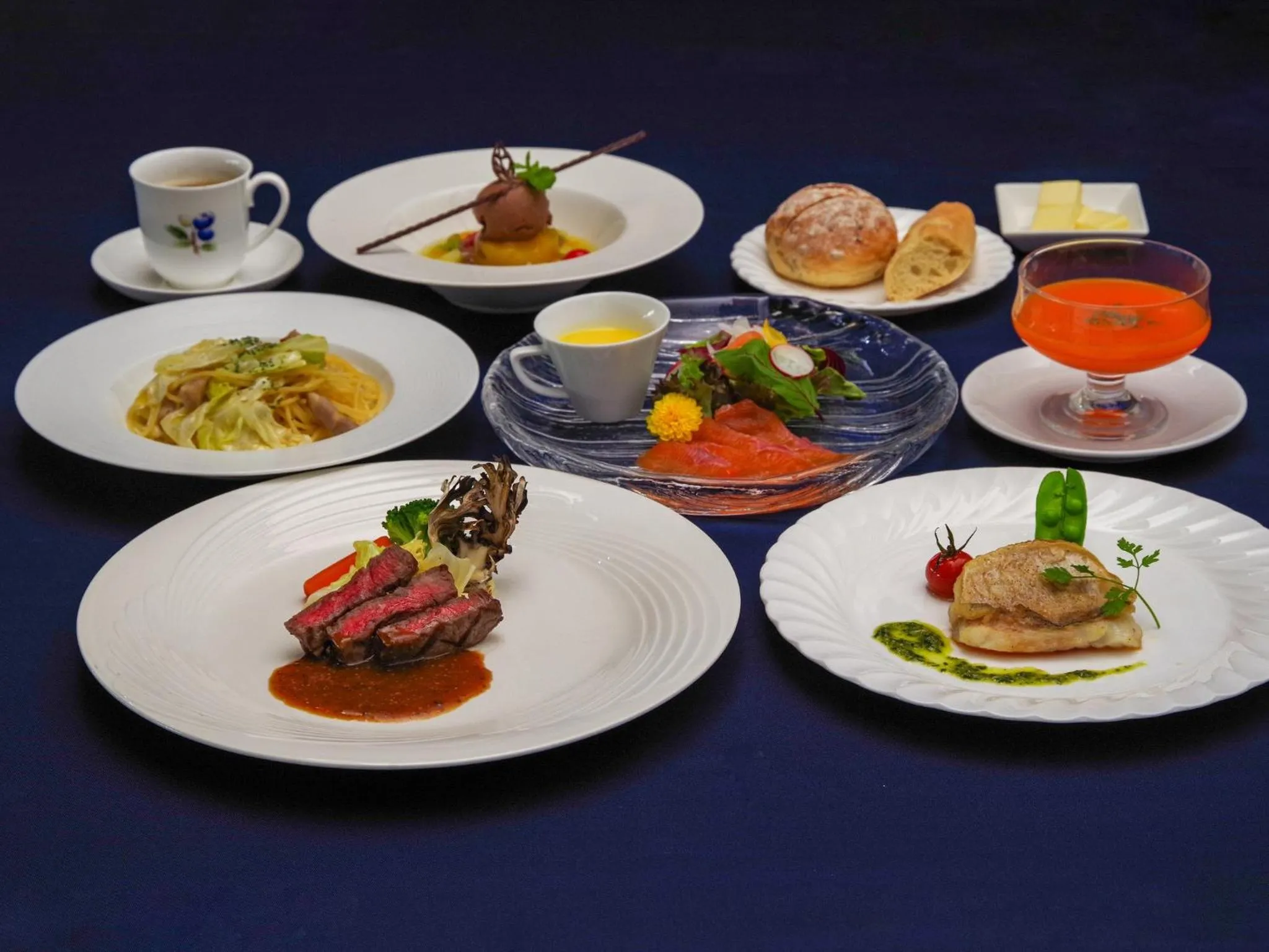 Dinner in Tsumagoi Prince Hotel