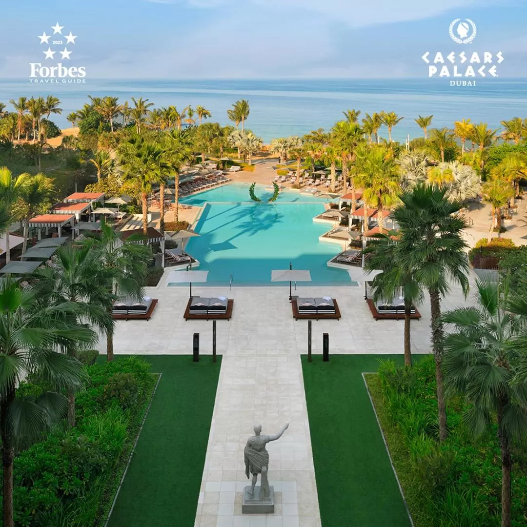 Property building, Pool View in Caesars Palace Dubai