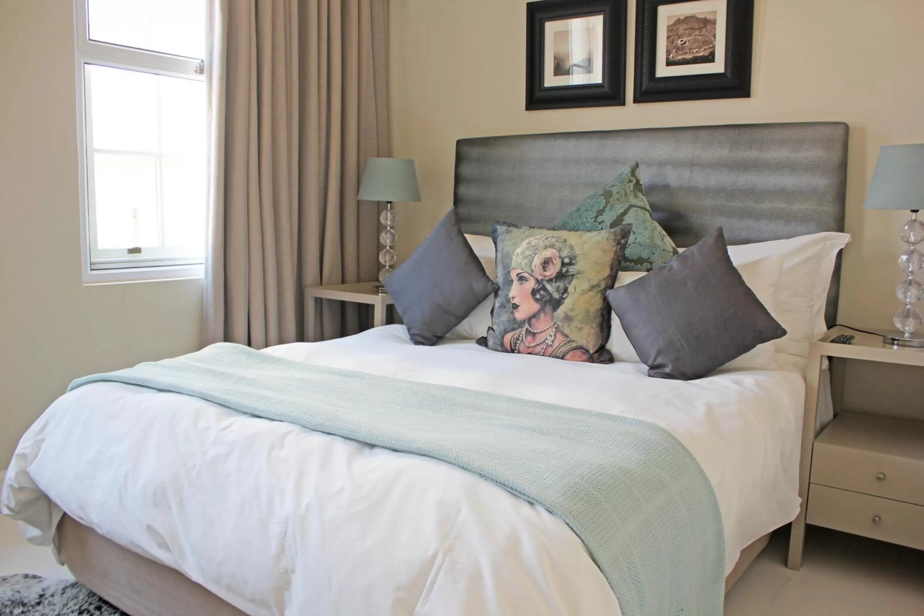 Decorative detail, Bed in Long Street Boutique Hotel