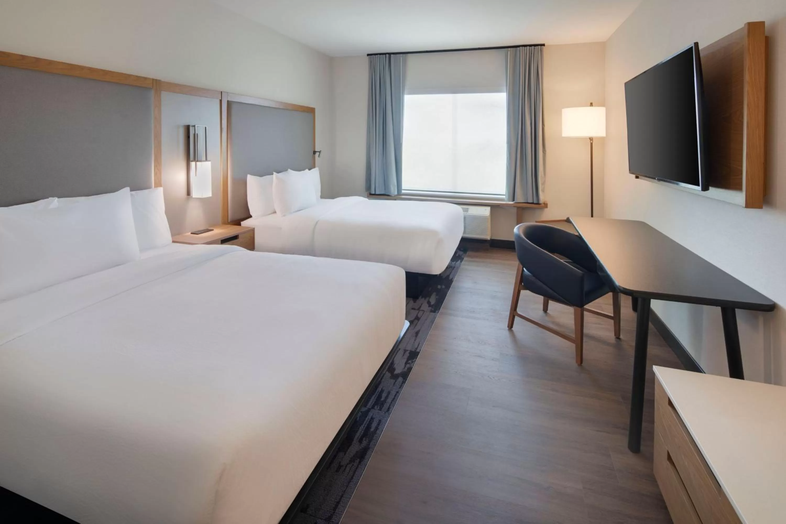 Queen Room with Two Queen Beds and Adapted Tub - Mobility and Hearing Accessible in Fairfield by Marriott Inn & Suites Franklin Cool Springs