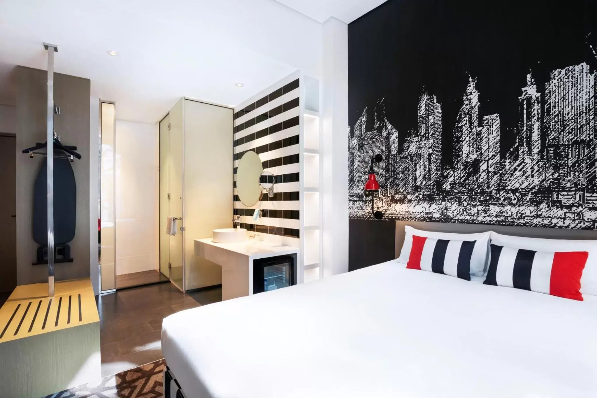 Bedroom, Bed in ibis Styles Dubai Airport Hotel