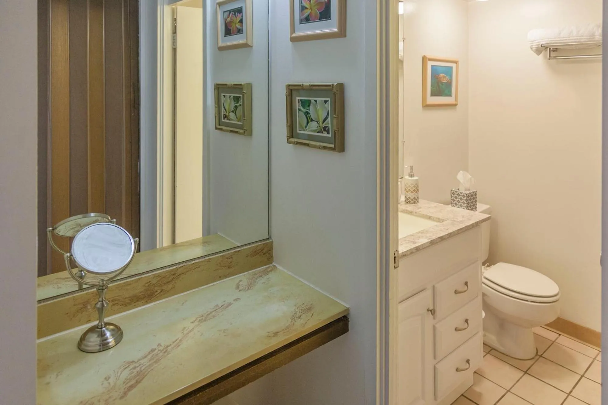 Bathroom in Tropical Studios at Marine Surf Waikiki - FREE PARKING - BEST LOCATION - FULL KITCHEN - SWIMMING POOL