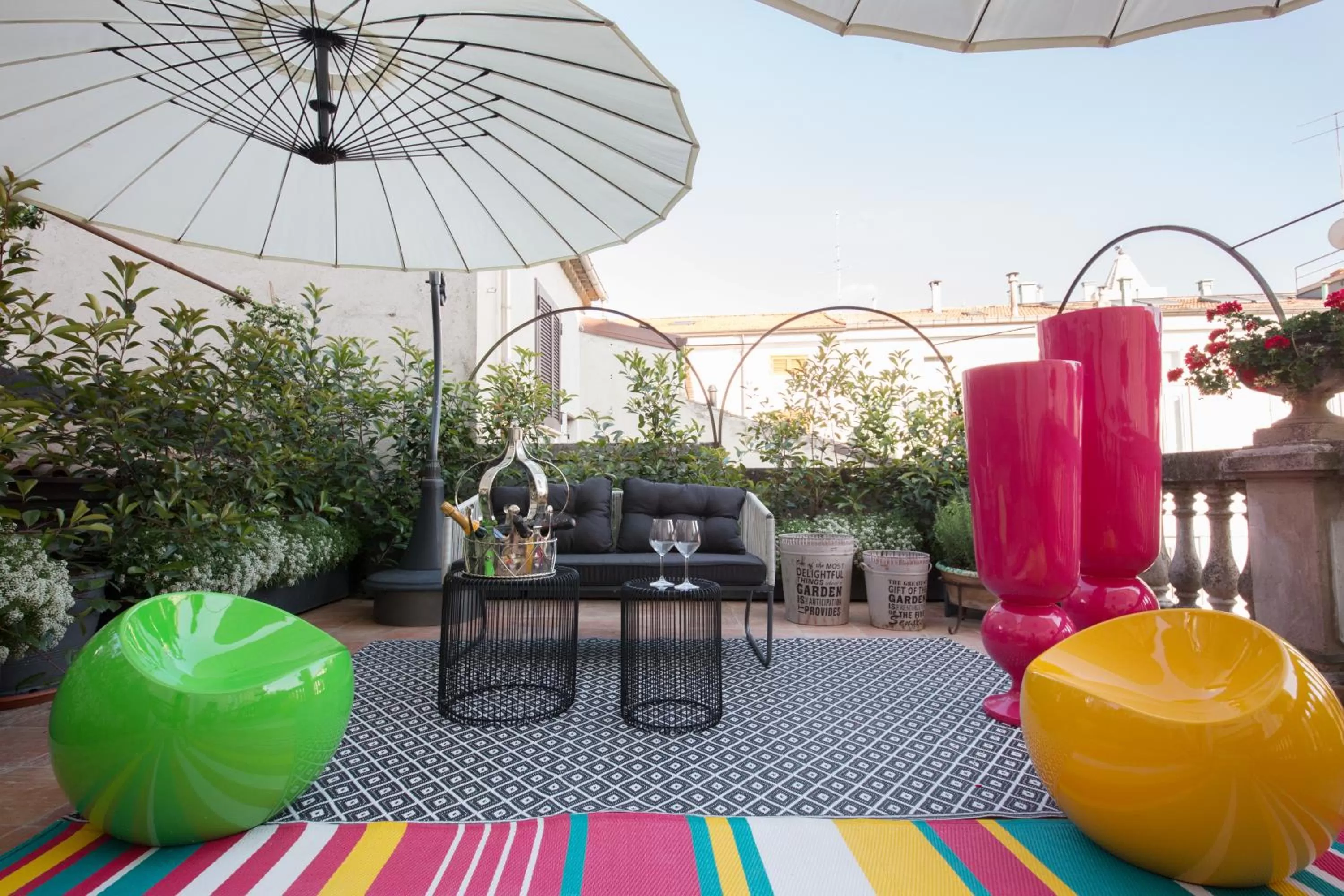 Balcony/Terrace in Palazzo Cannavina Suite & Private SPA