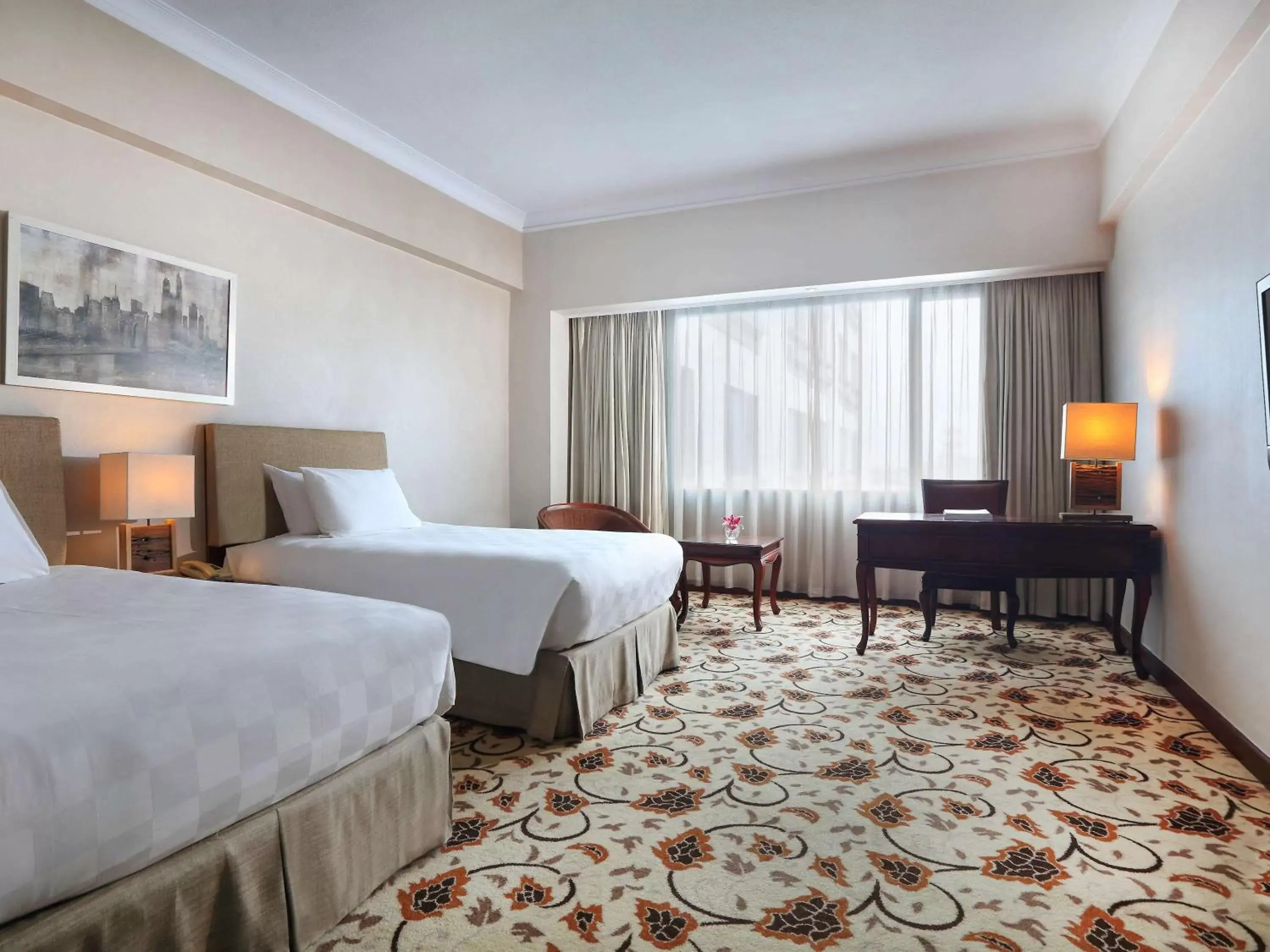 Photo of the whole room, Bed in Grand Mercure Medan Angkasa