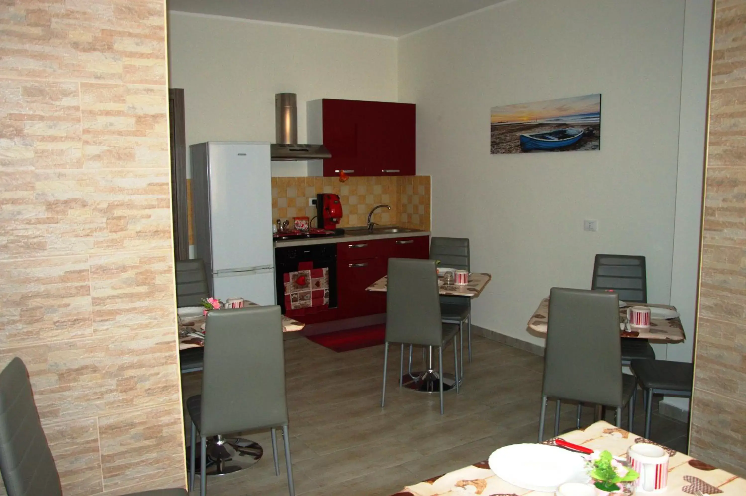 Buffet breakfast, Kitchen/Kitchenette in B&B Palermo Sole & Cultura