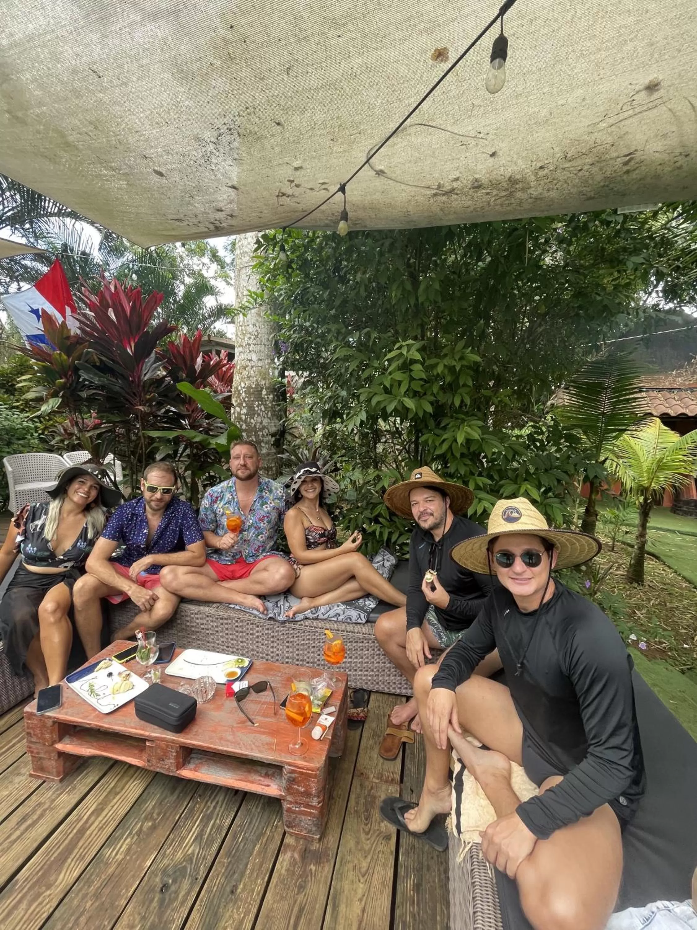 Patio in Monkey Lodge Panama