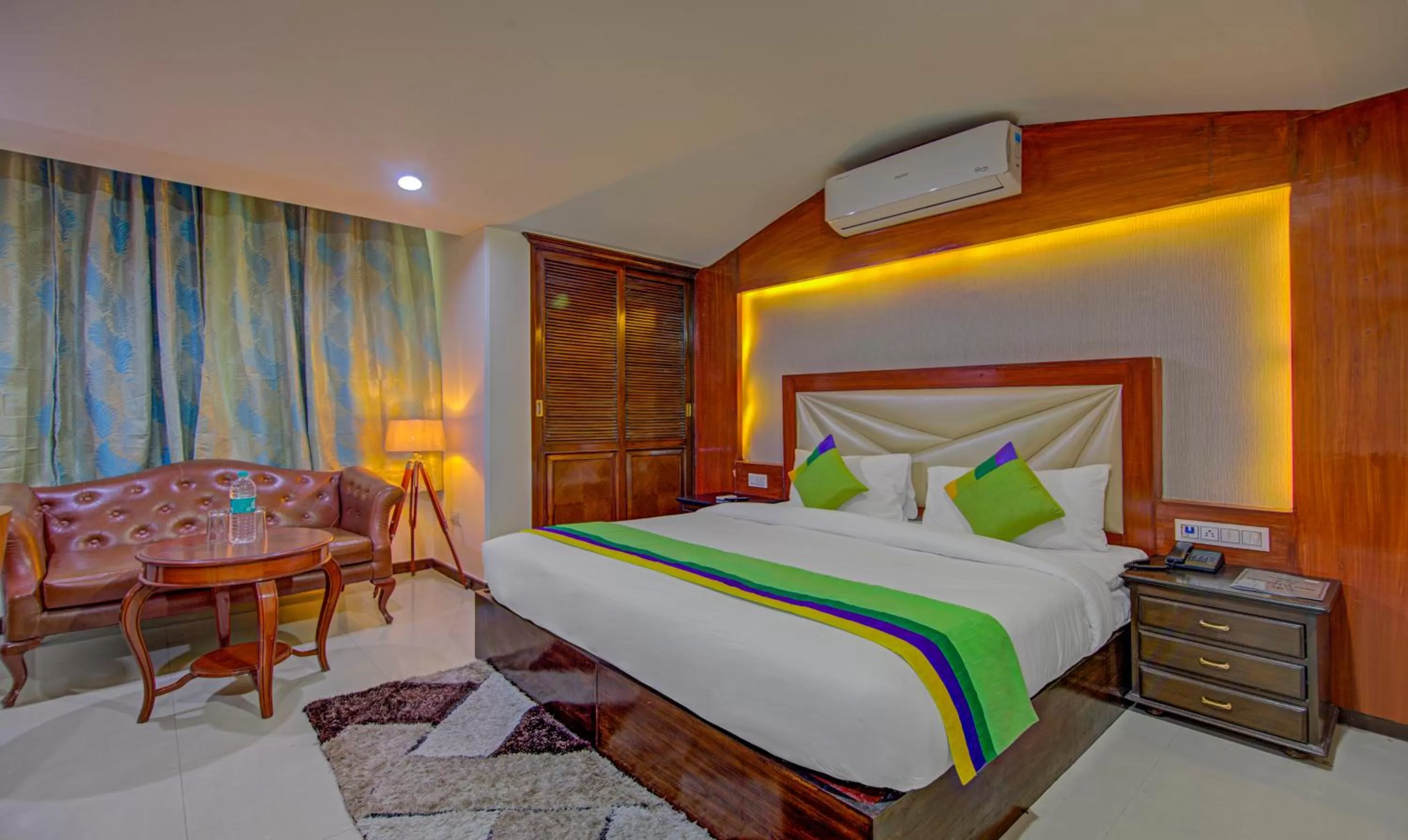 Photo of the whole room, Bed in Treebo Corporate Park