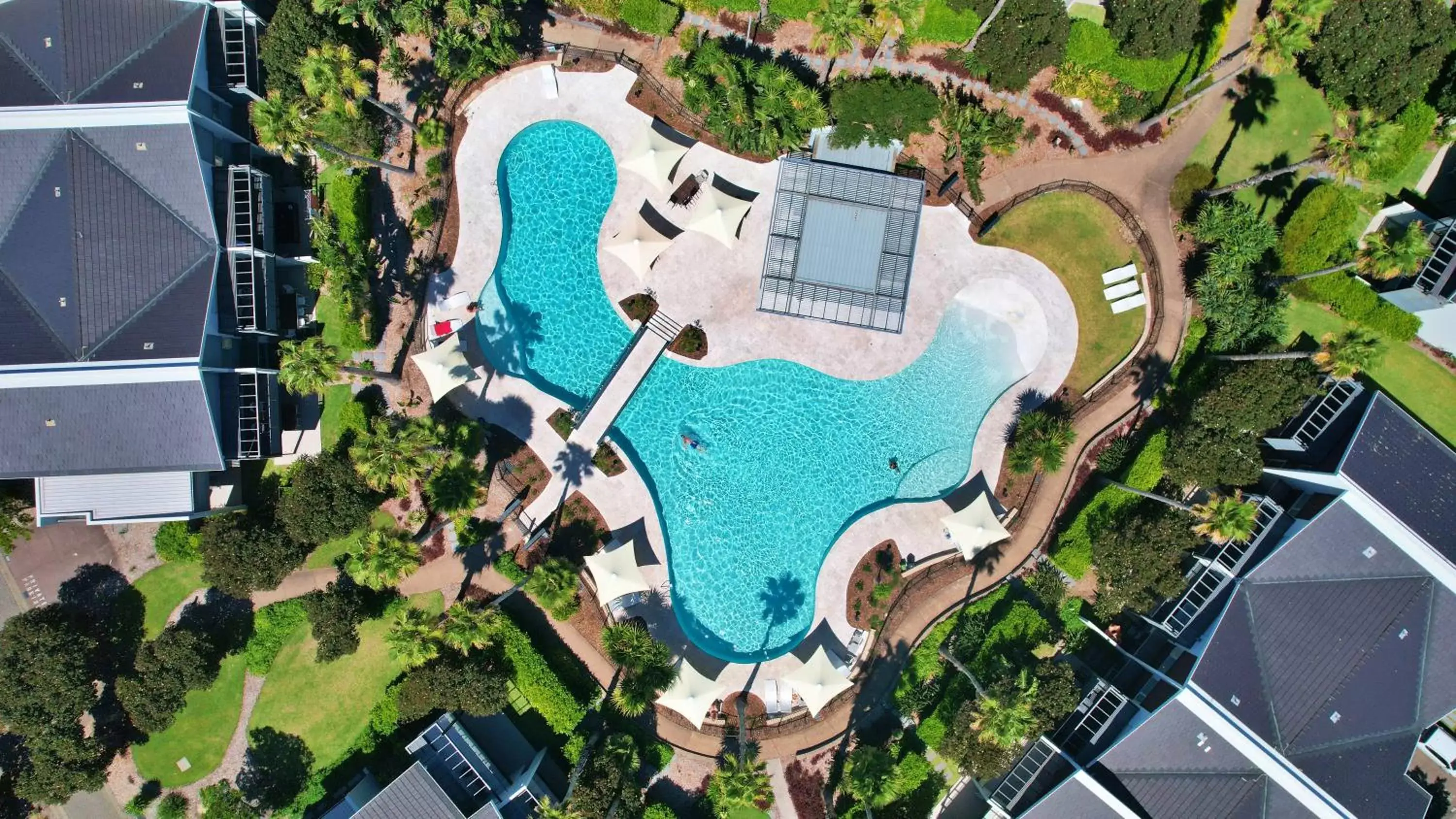 Pool view, Bird's-eye View in Pullman Magenta Shores Resort