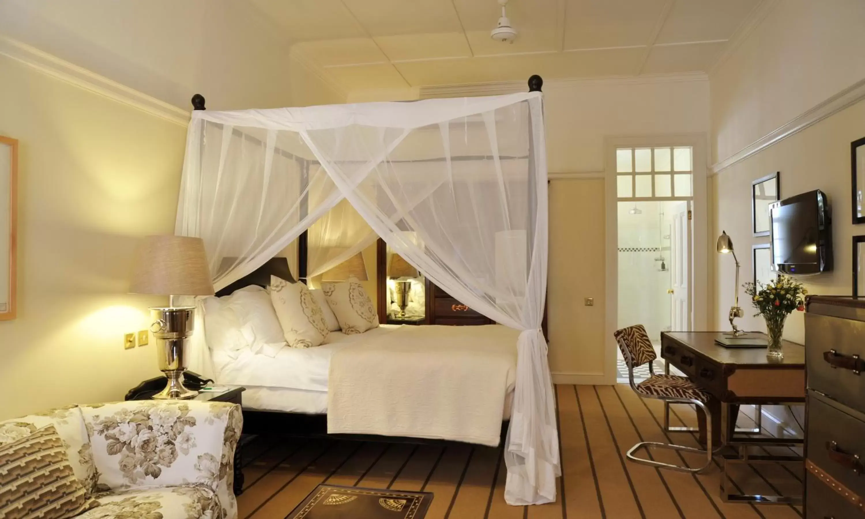 Bed in The Victoria Falls Hotel