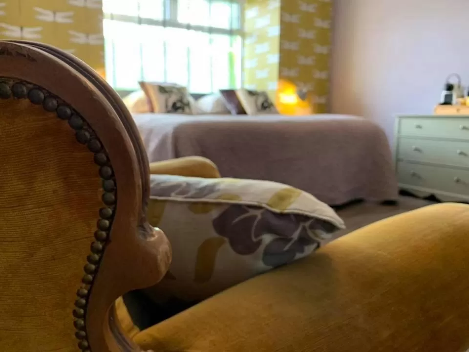 Bed, Seating Area in The Residence at Bolenna