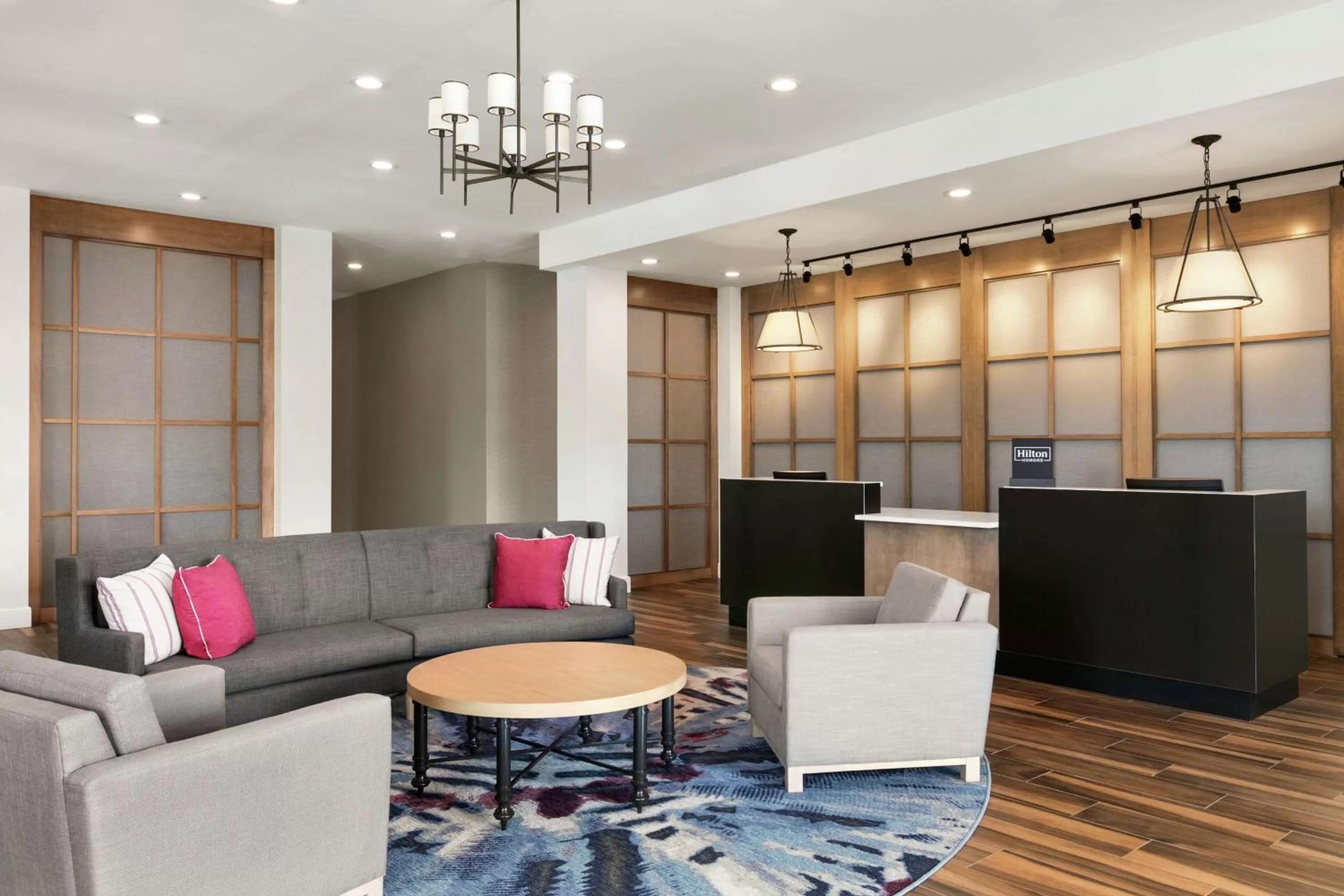 Lobby or reception in Homewood Suites By Hilton Worcester