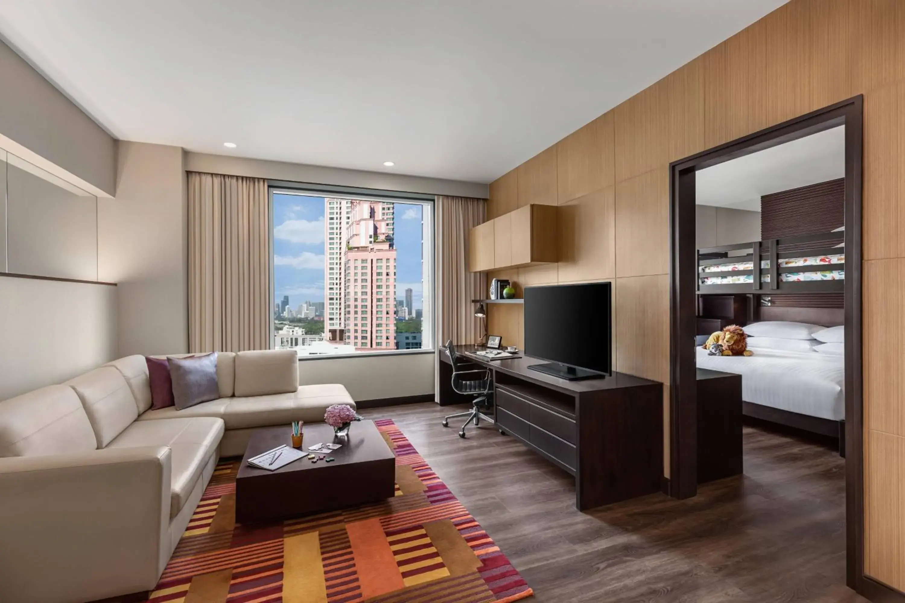 Living room, Seating Area in Marriott Executive Apartments Sukhumvit Park