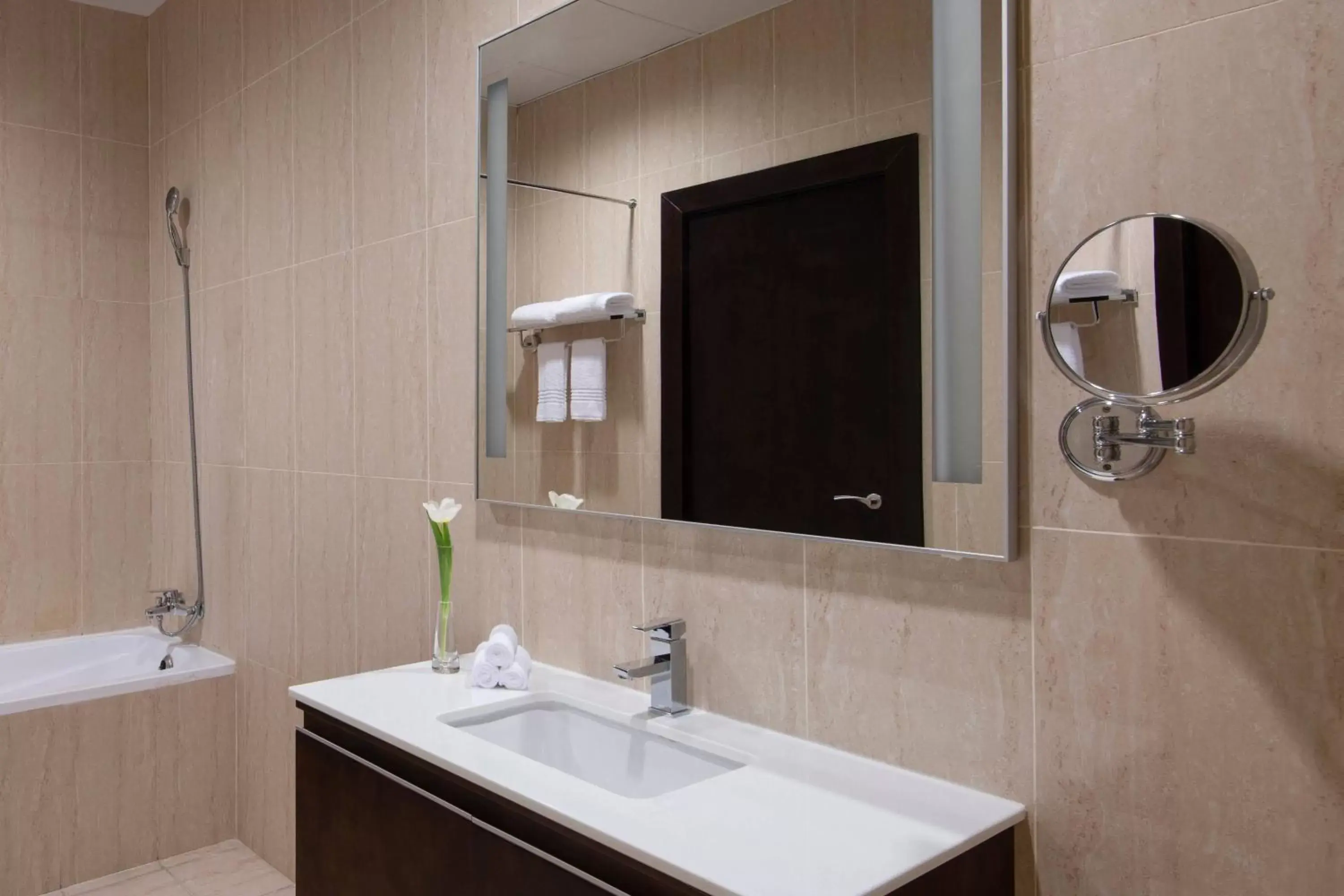 Bathroom in Marriott Executive Apartments City Center Doha