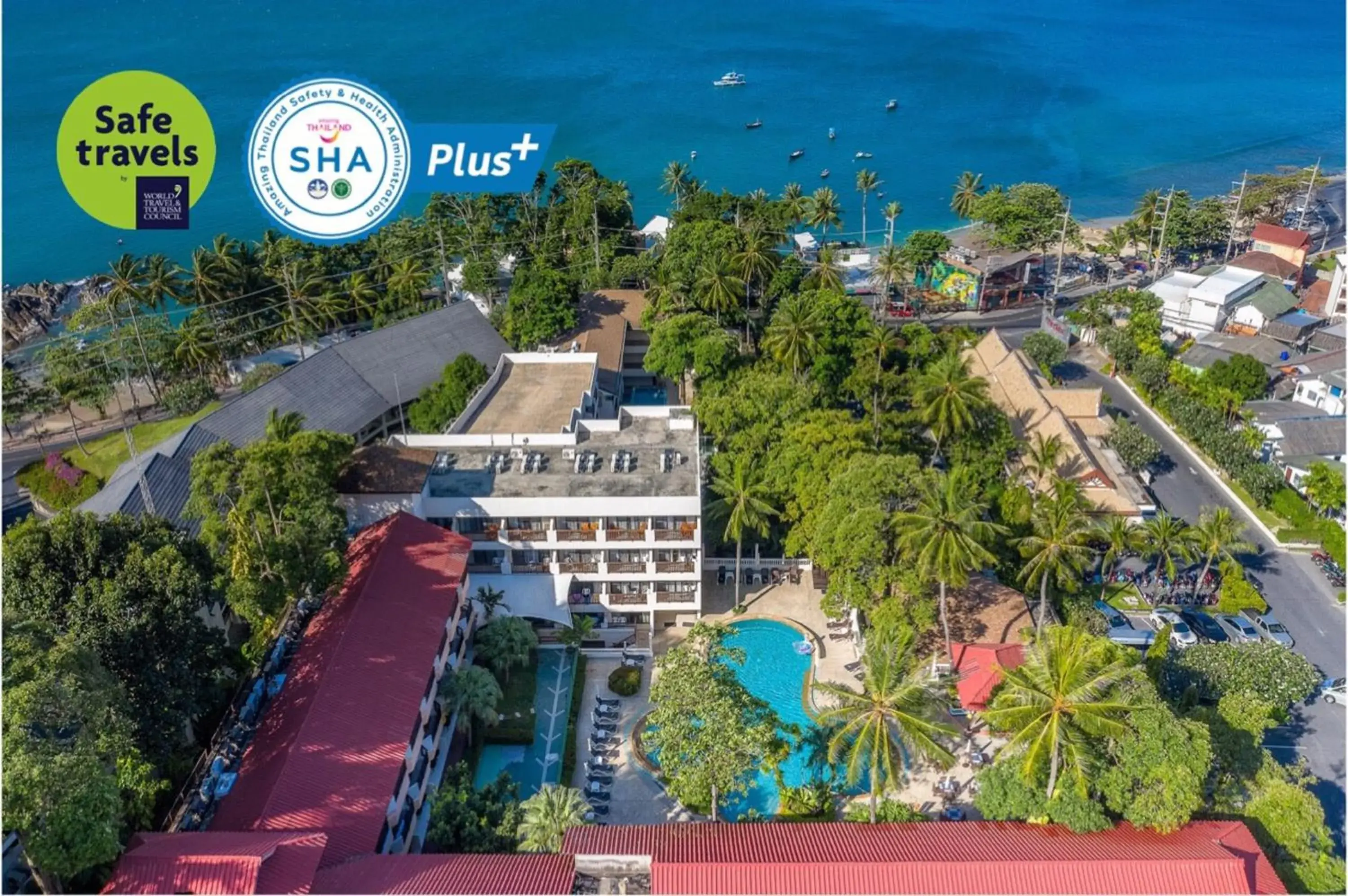 Property building in Patong Lodge Hotel - Thailand's Green Hotel Plus Property building in Patong Lodge Hotel - Thailand's Green Hotel Plus