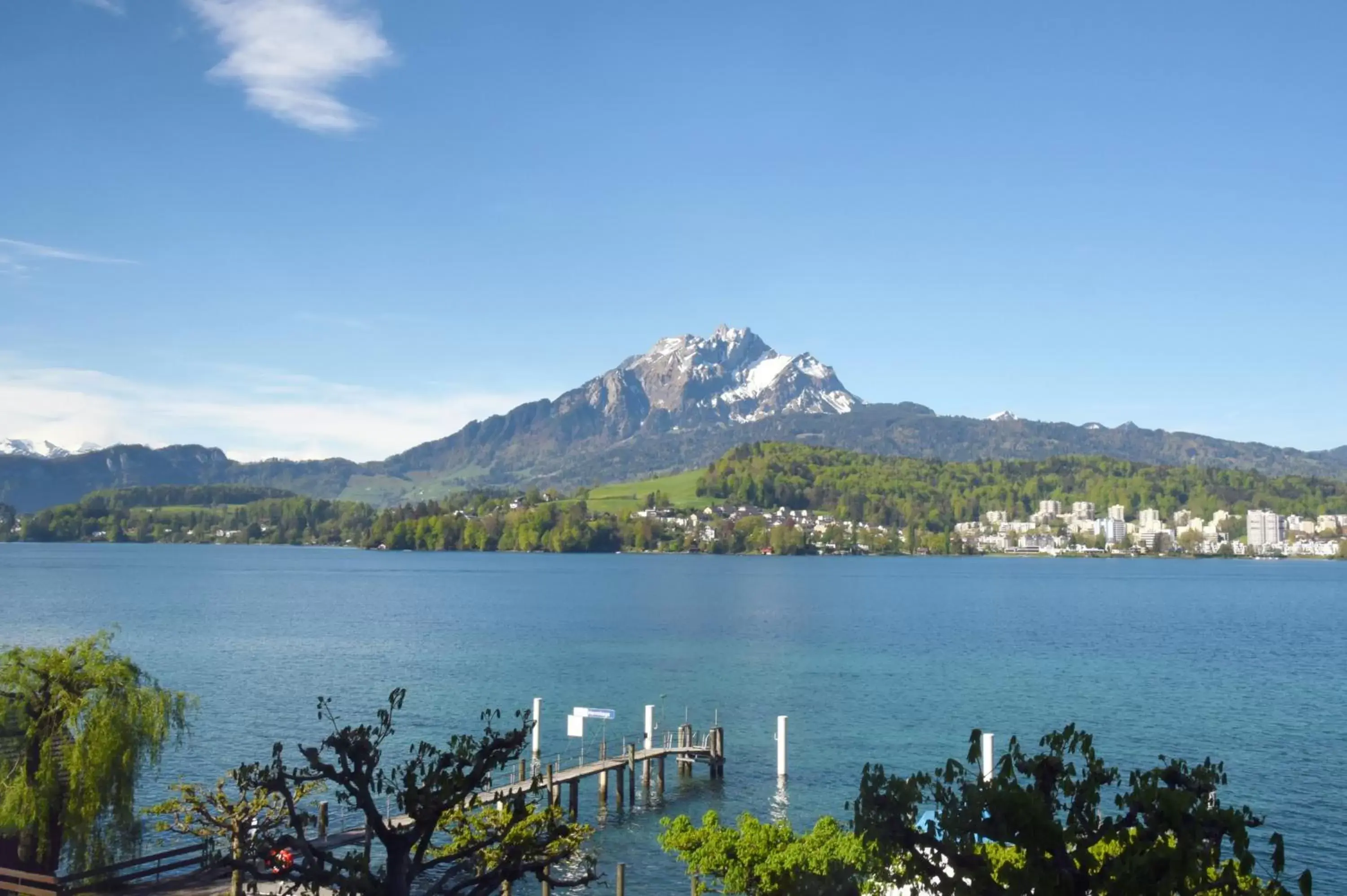 Natural landscape in HERMITAGE Lake Lucerne - Beach Club & Lifestyle Hotel