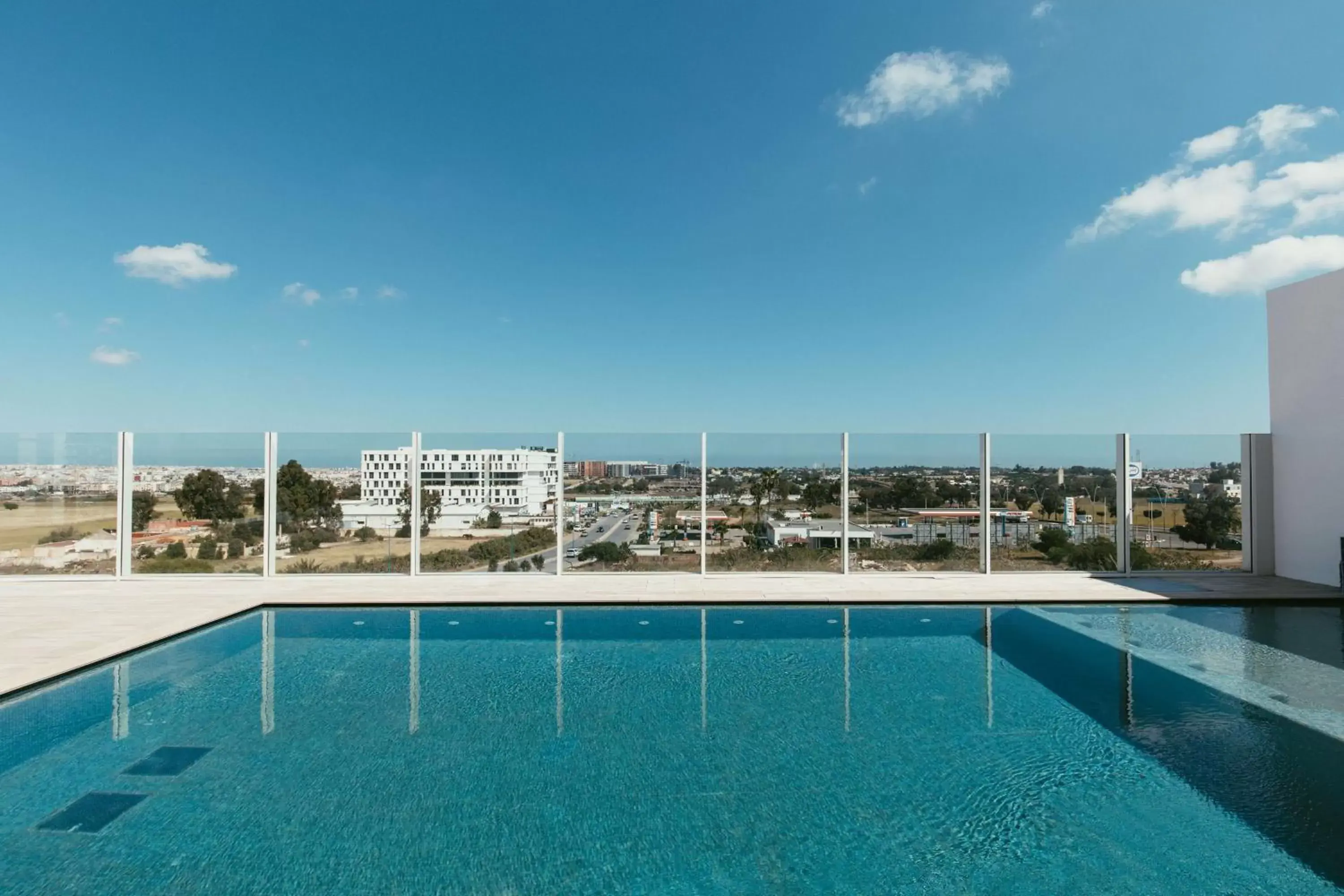 Pool view, Swimming Pool in Hilton Garden Inn Casablanca Sud