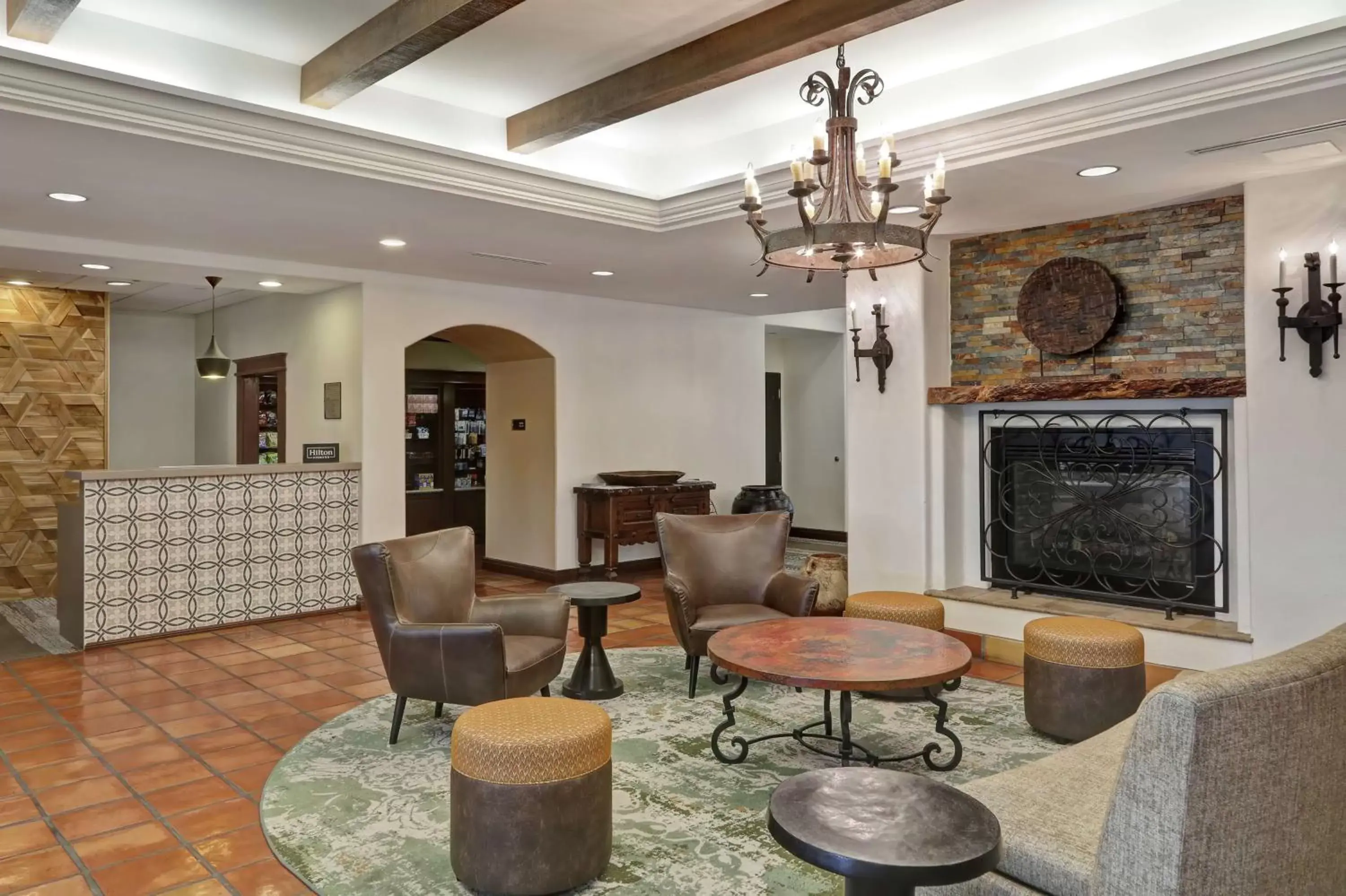 Lobby or reception, Lounge/Bar in Homewood Suites by Hilton McAllen