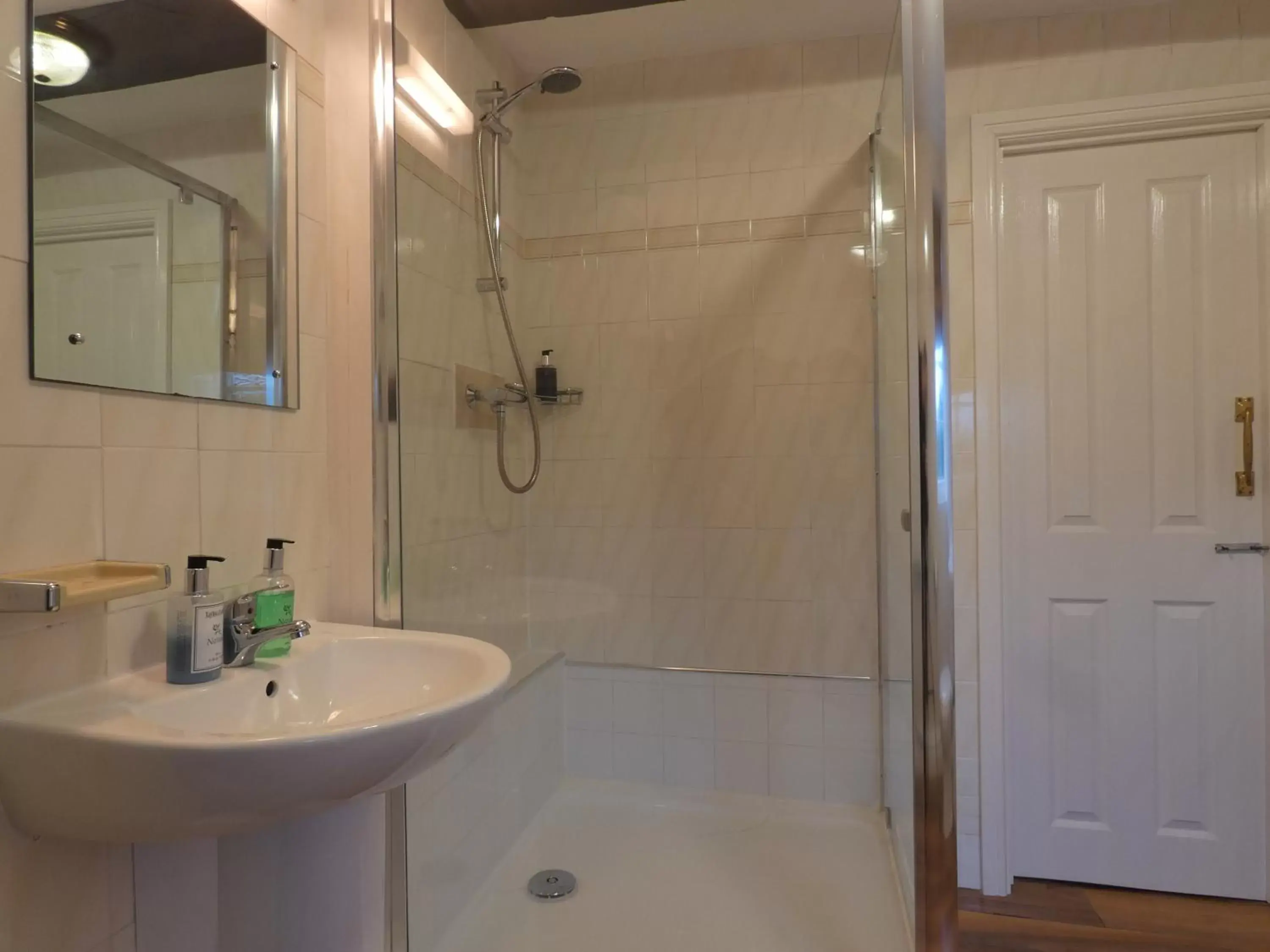 Shower, Bathroom in Brook Marston Farm Hotel