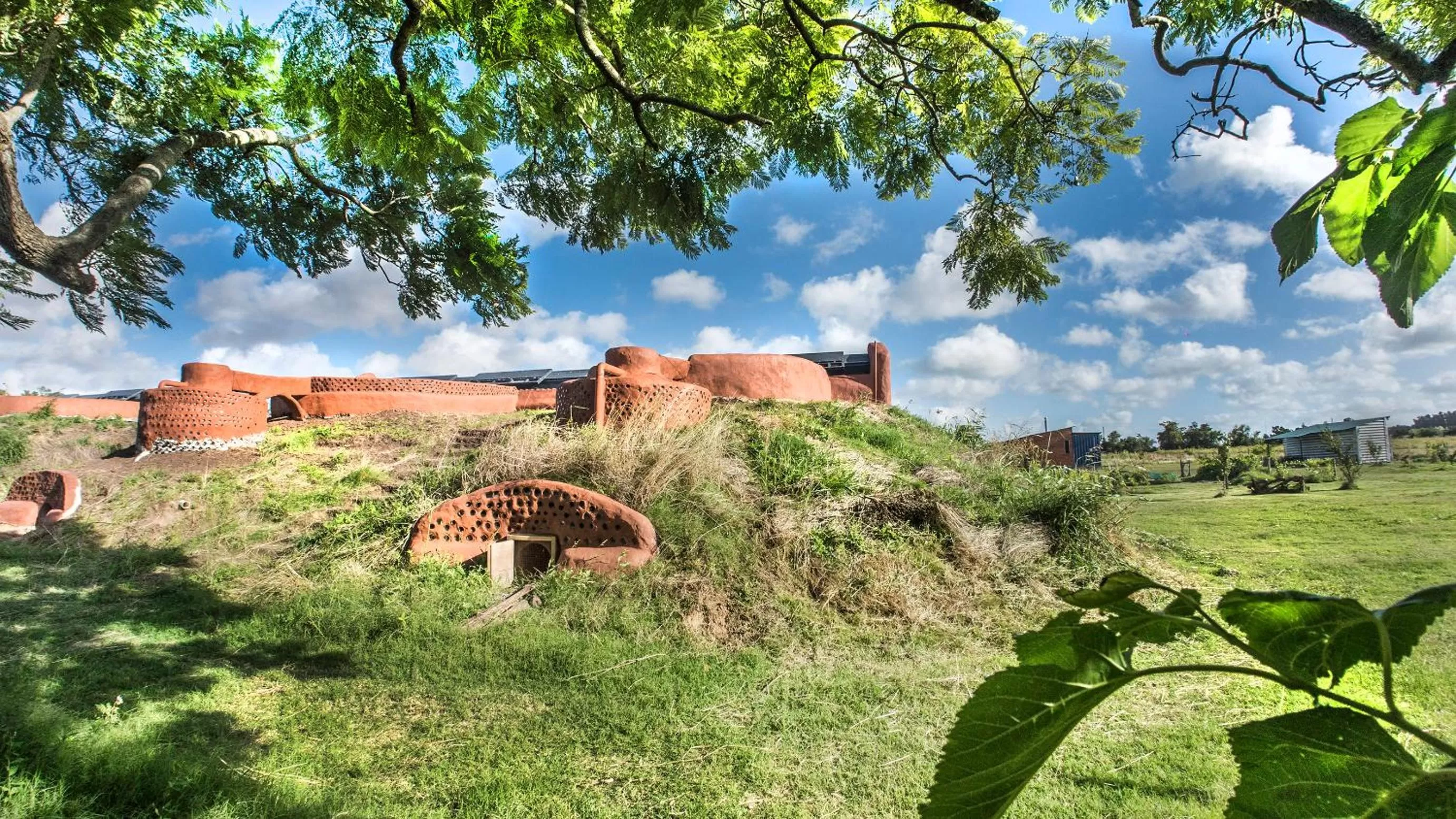 Property building in Caliu Earthship Ecolodge