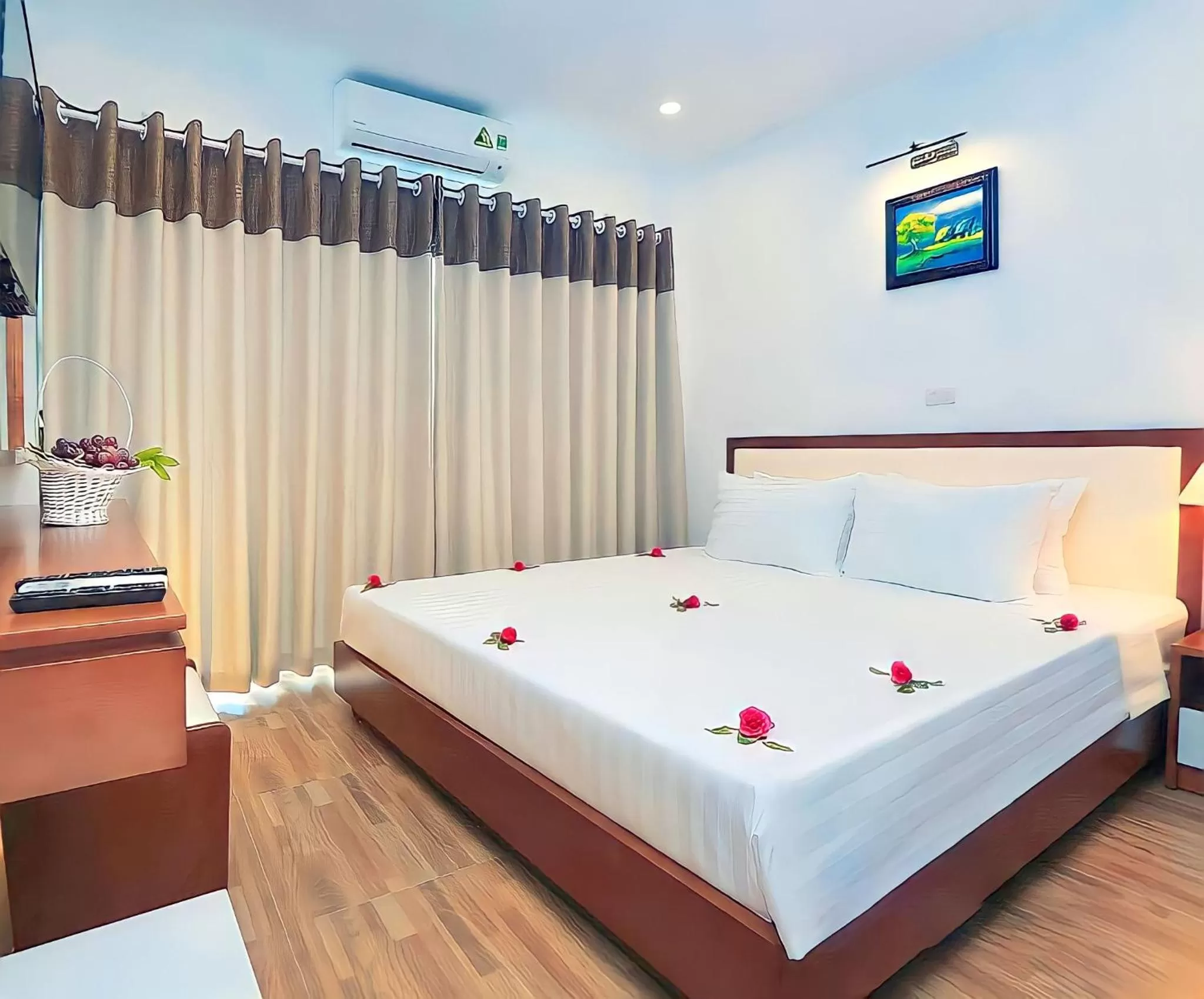 Bed in Hanoi Old Quarter Hotel