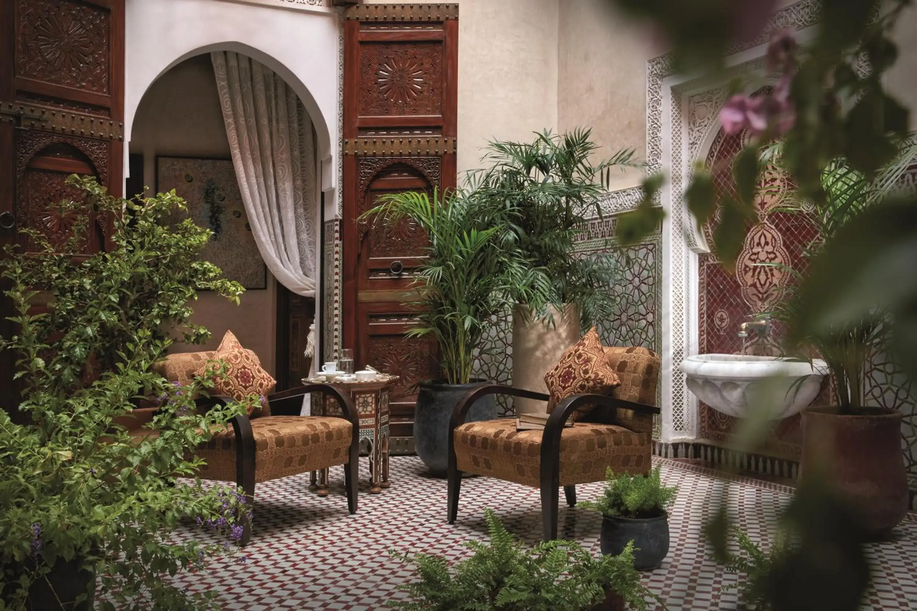 Patio in Royal Mansour Marrakech