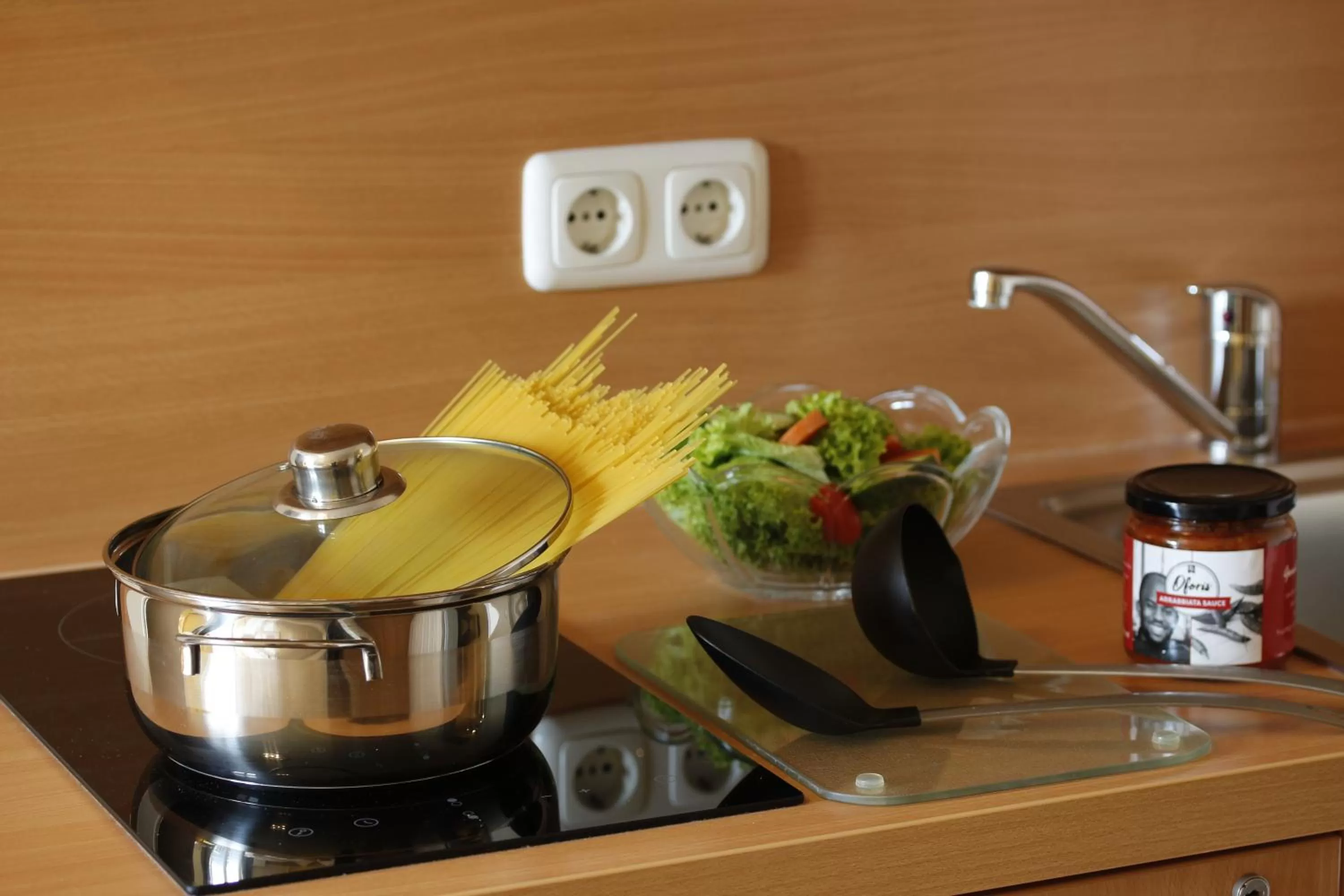 Kitchen or kitchenette in Gästehaus Zehmerhof bei Erding