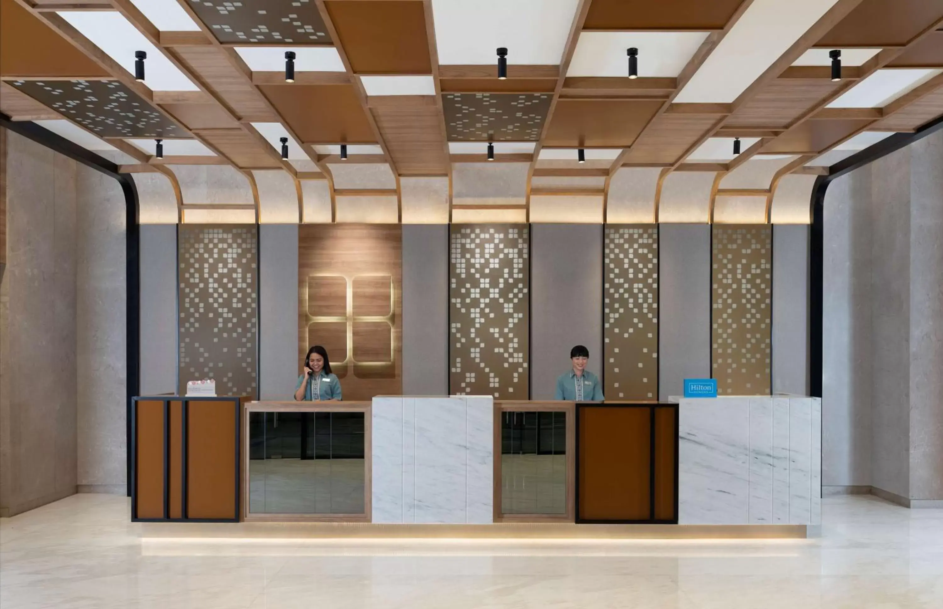 Lobby or reception, Lobby/Reception in Hilton Garden Inn Jakarta Taman Palem