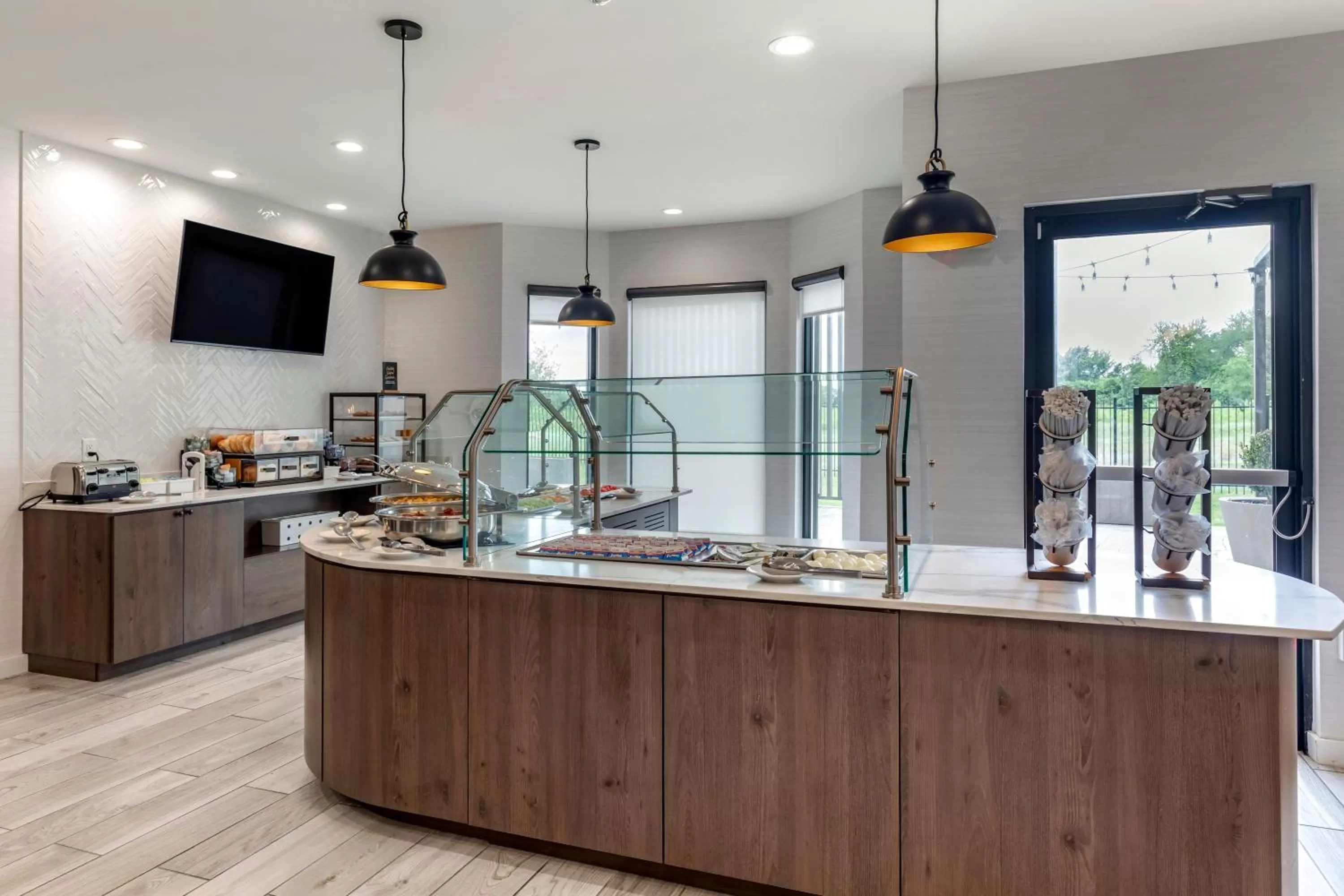 Breakfast in Staybridge Suites Grand Prairie Near Epic Central by IHG