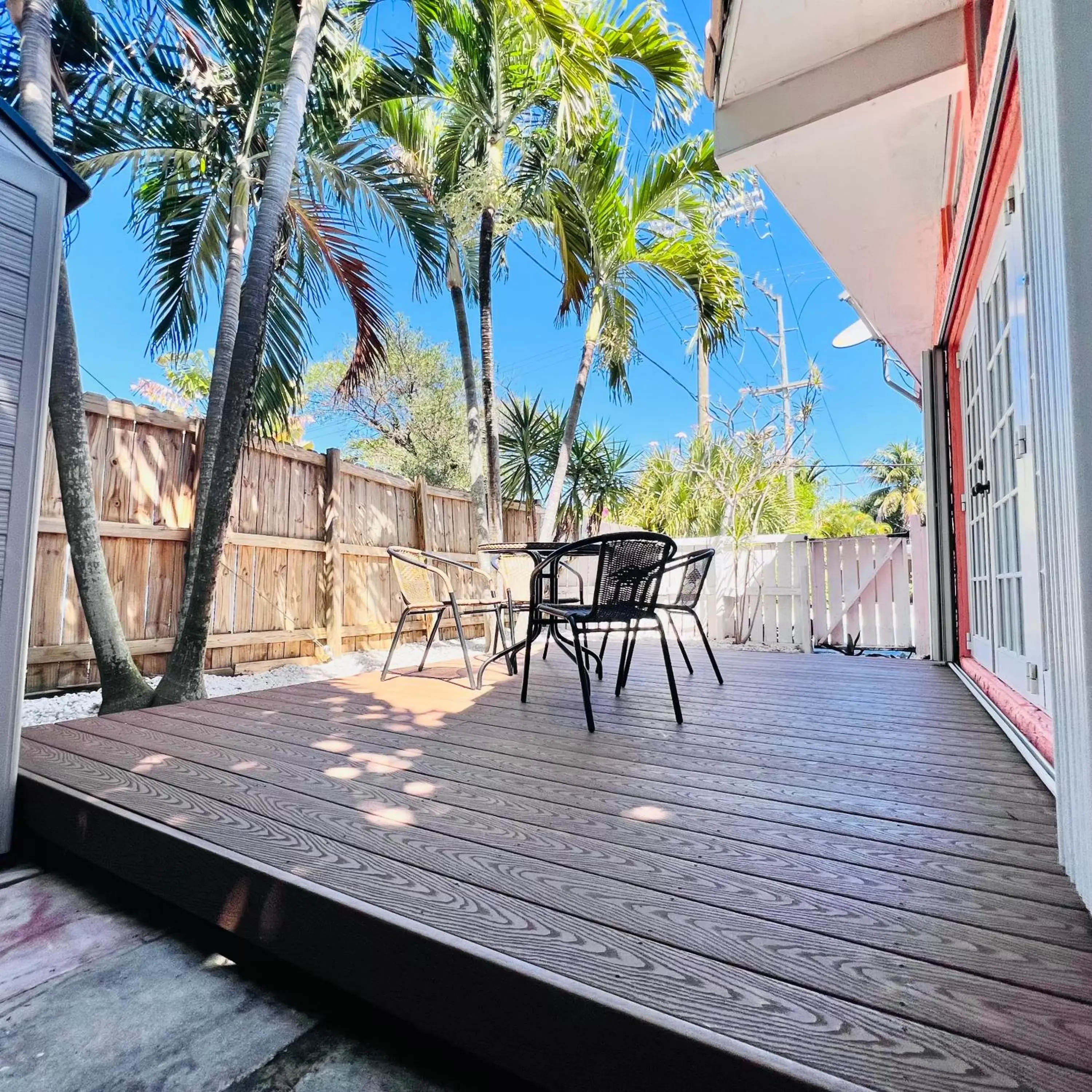 Patio in Coco Bay Vacation Condos