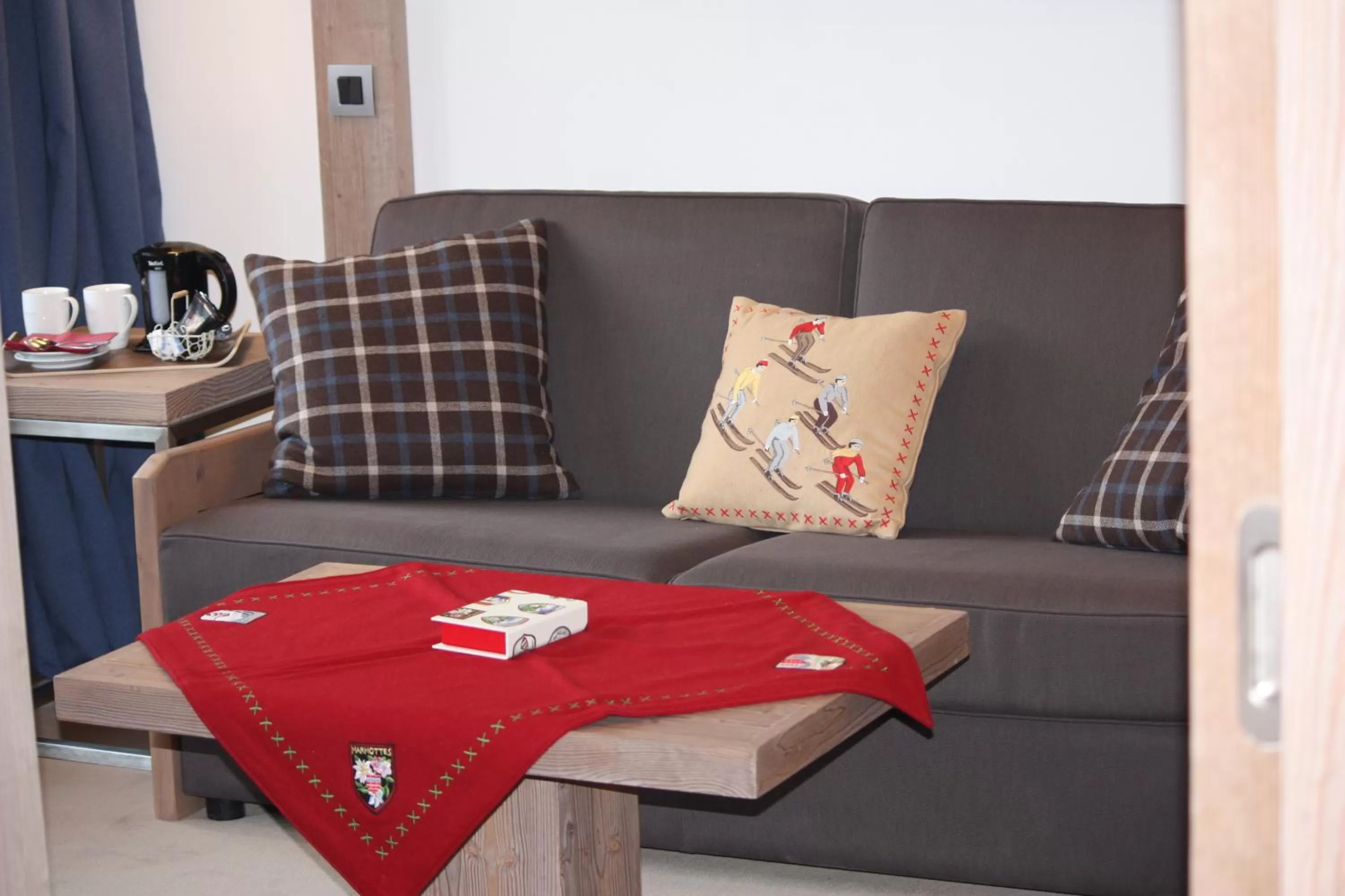 Seating area in Hotel le Petit Dru