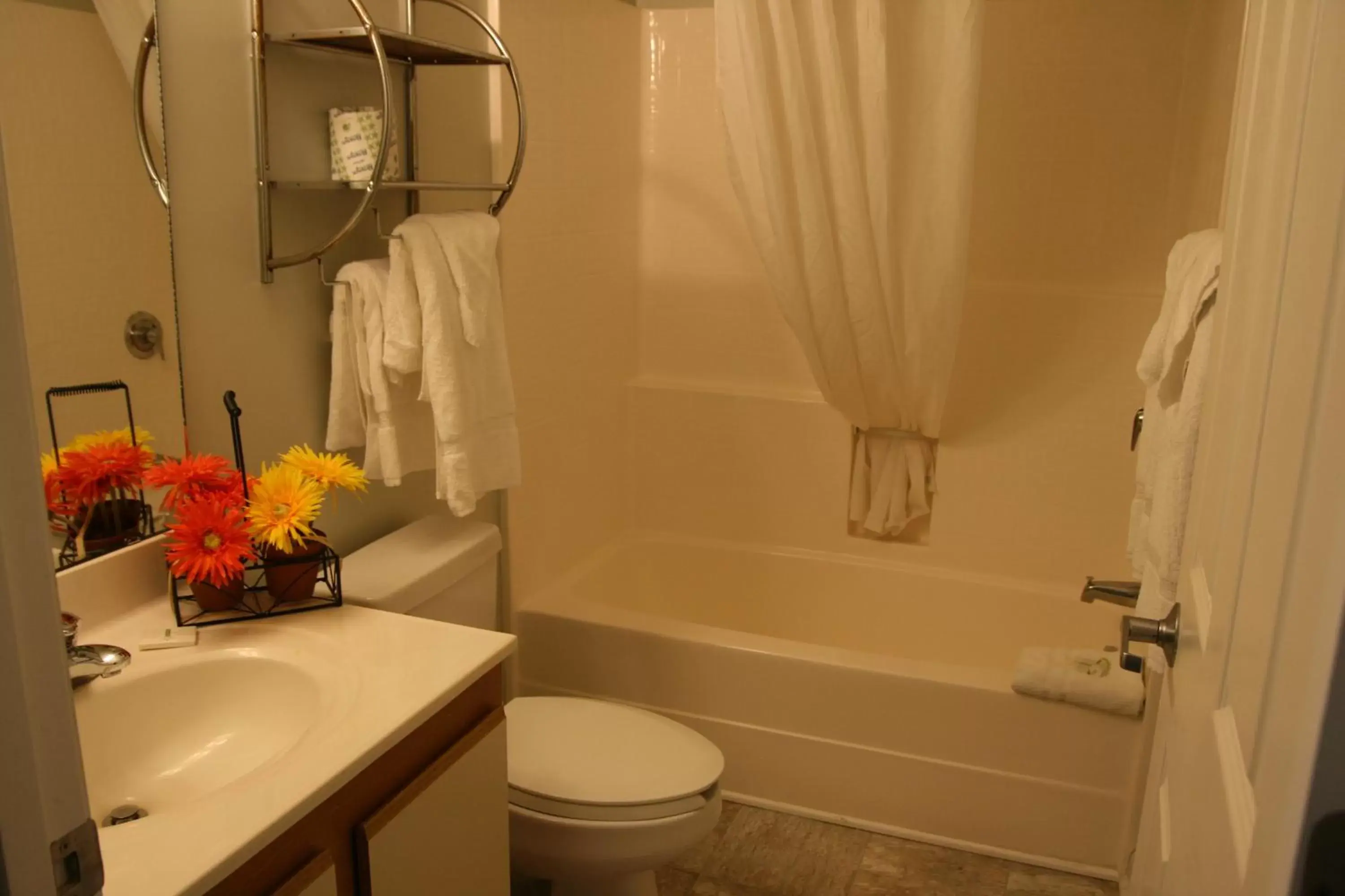 Bathroom in Affordable Suites Greenville