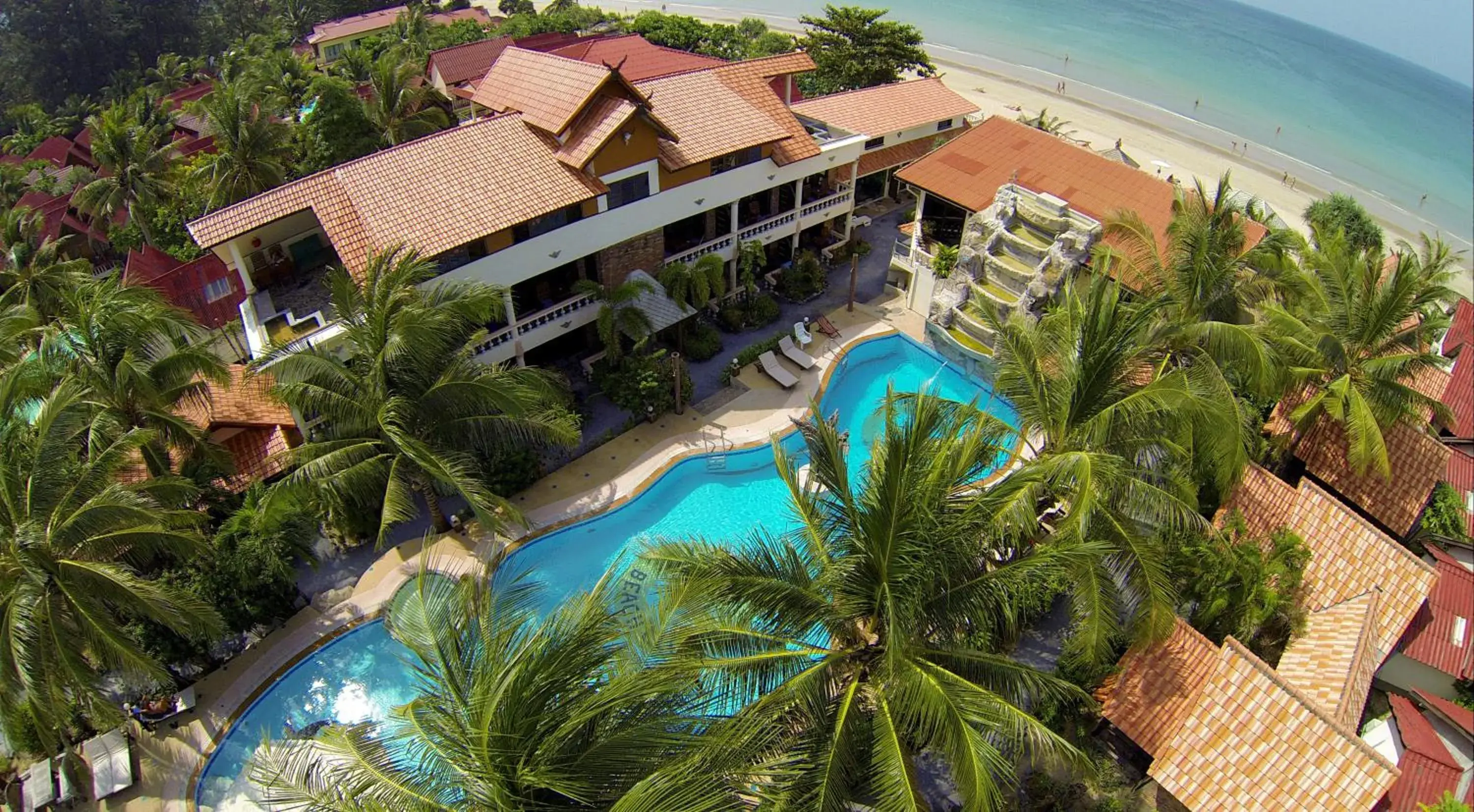 Pool view, Bird's-eye View in Laguna Beach Club Resort