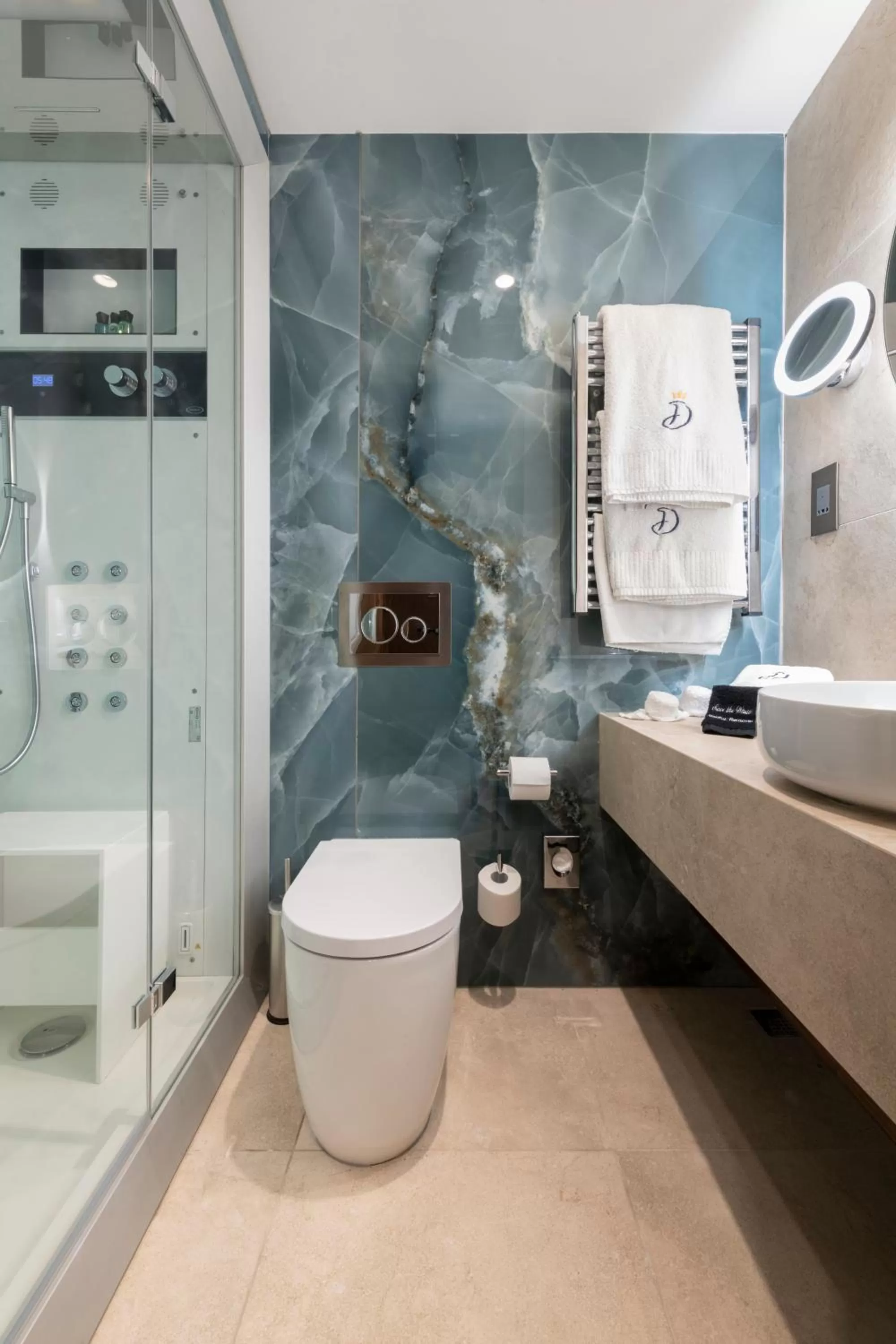 Shower in The Duke Boutique Hotel