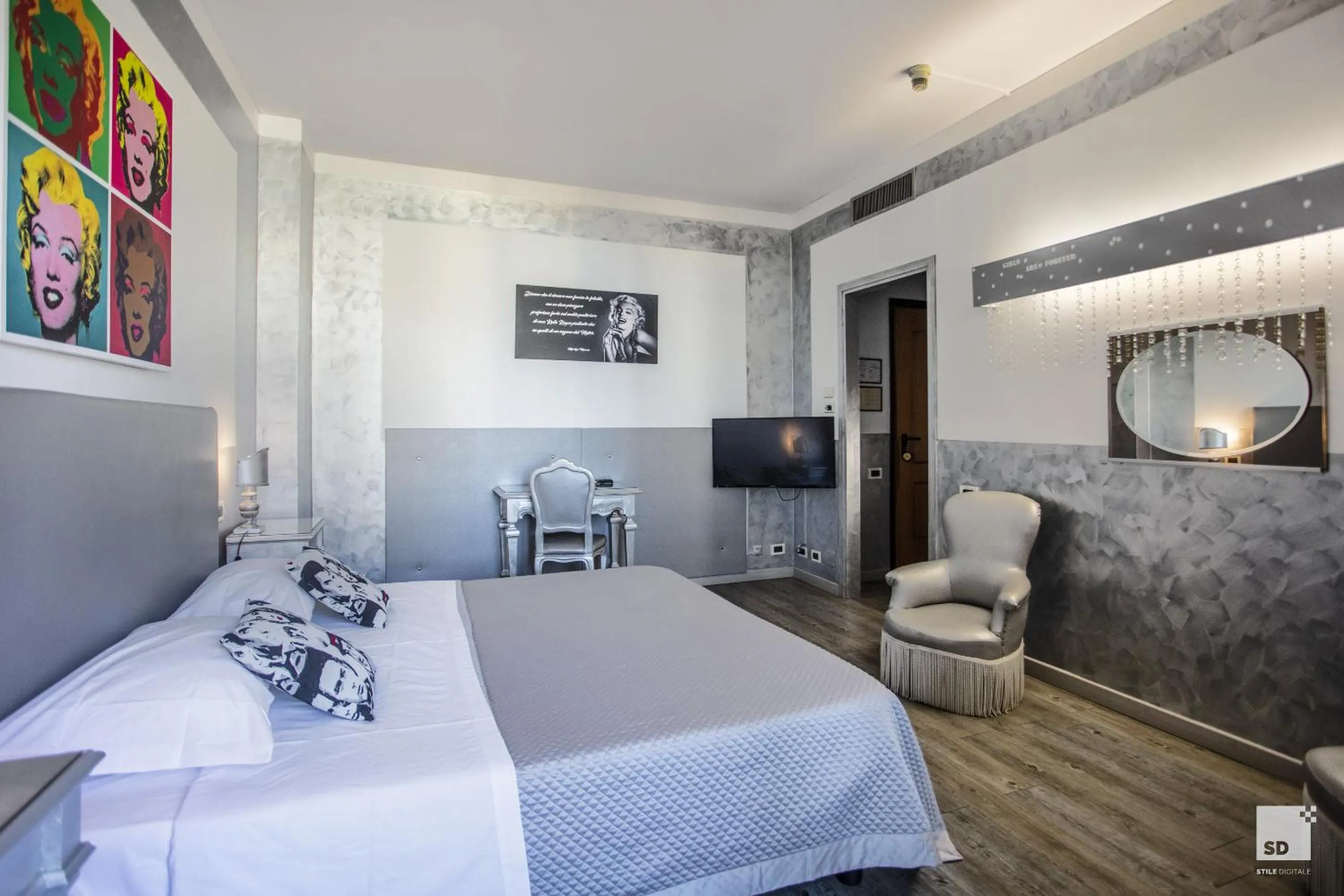 Bed in Admiral Hotel