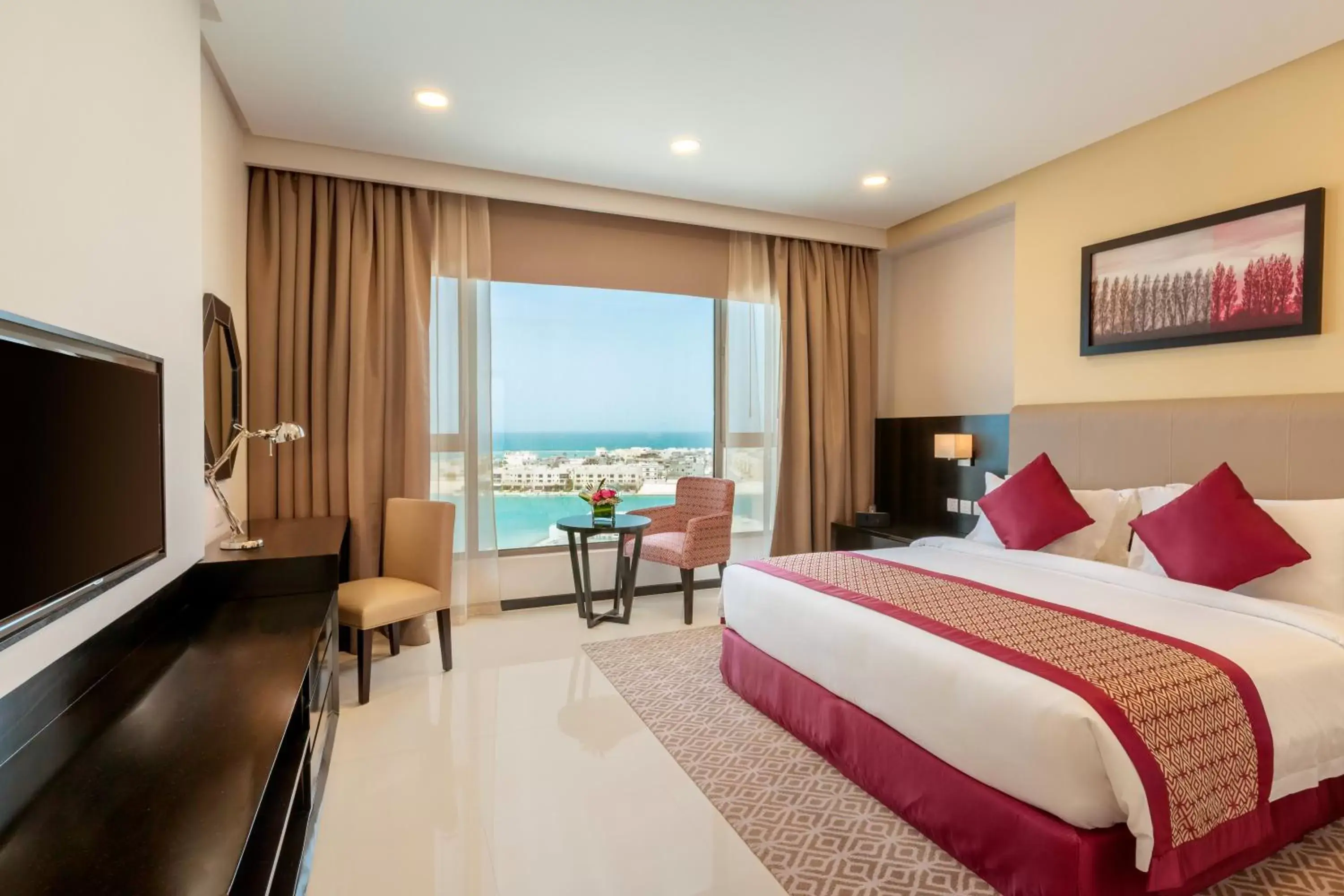 Bed, Room Photo in Ramada Hotel and Suites Amwaj Islands