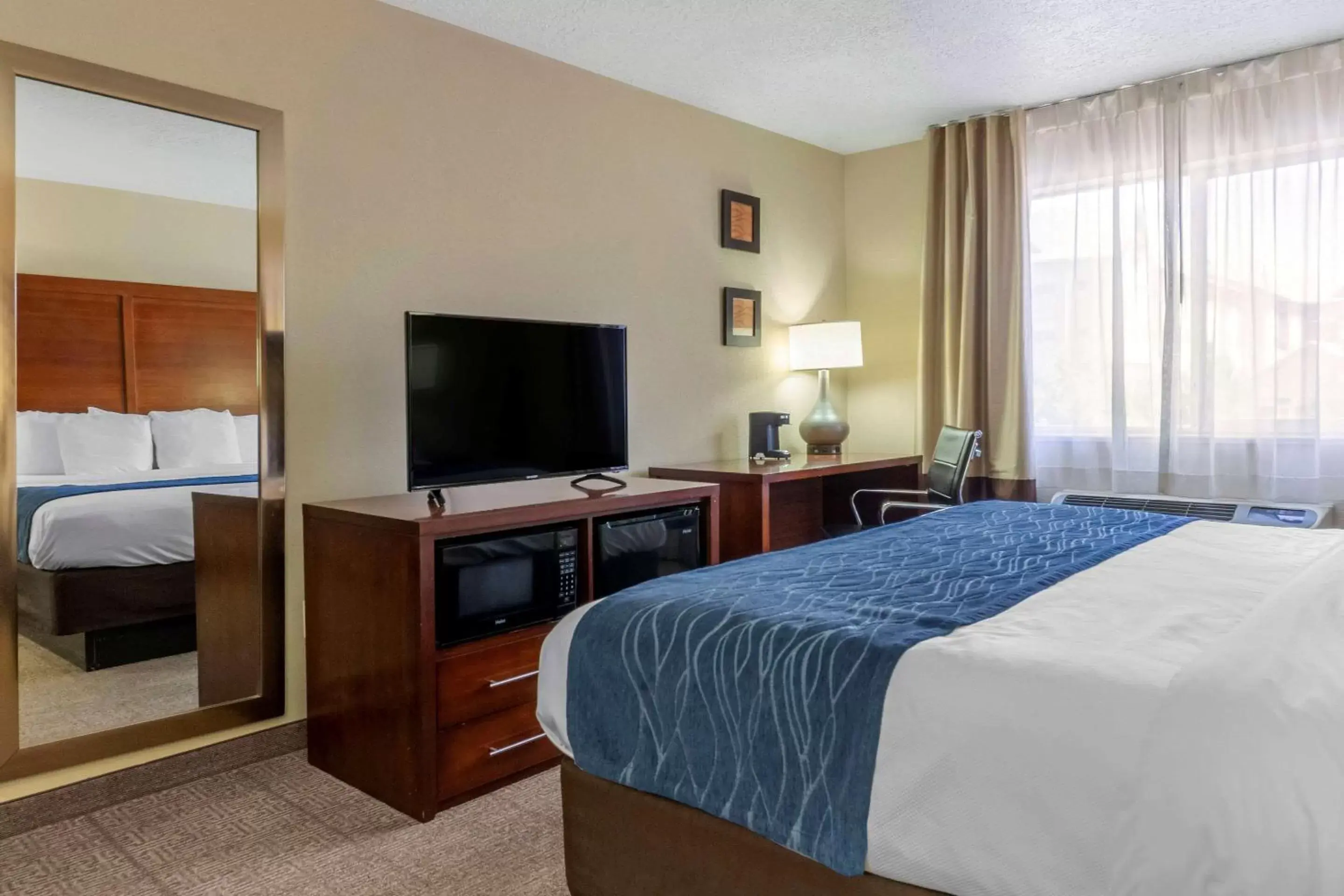Photo of the whole room, TV/Entertainment Center in Comfort Inn Albuquerque Airport