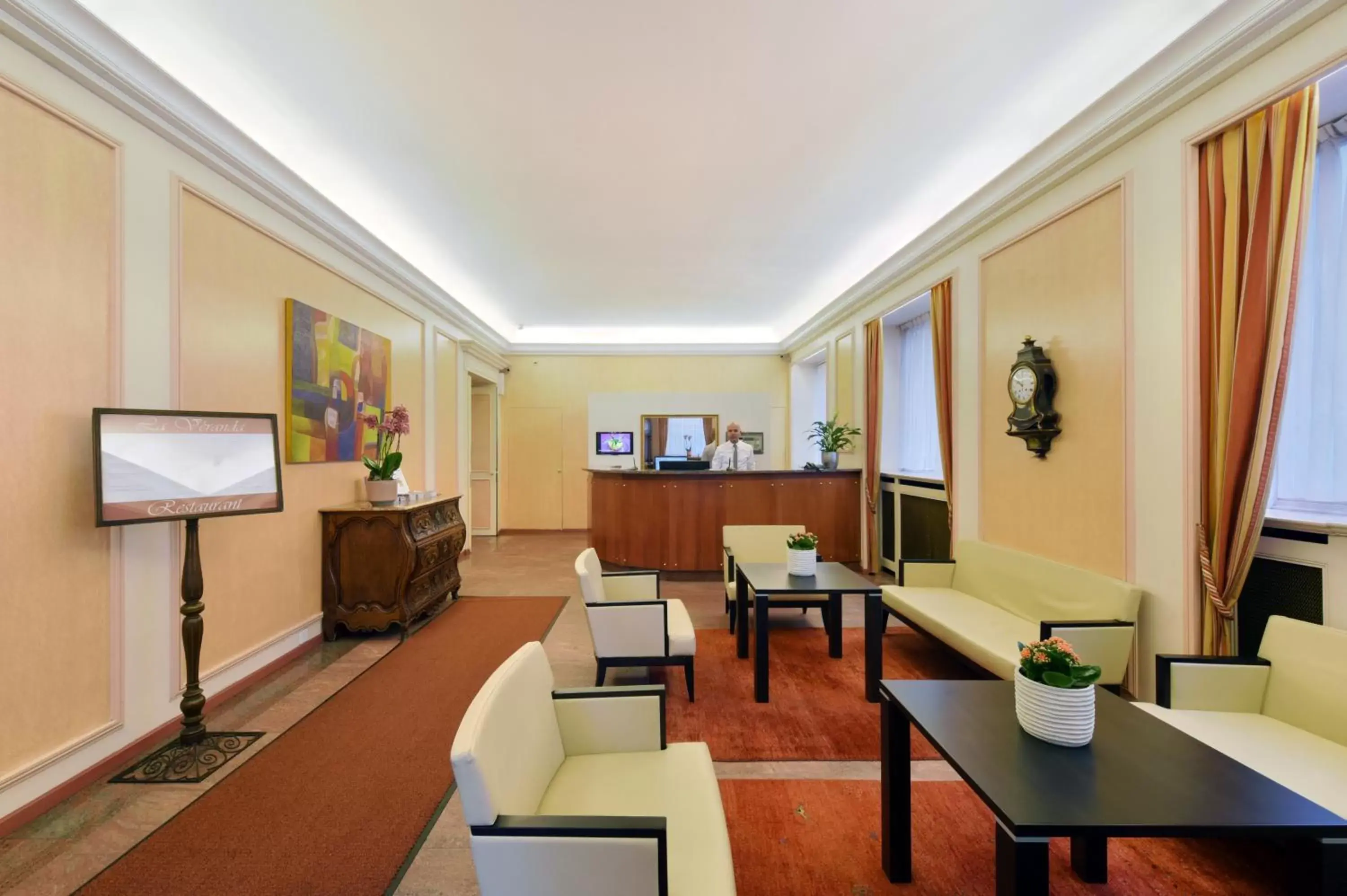 Lobby or reception in Hotel International & Terminus