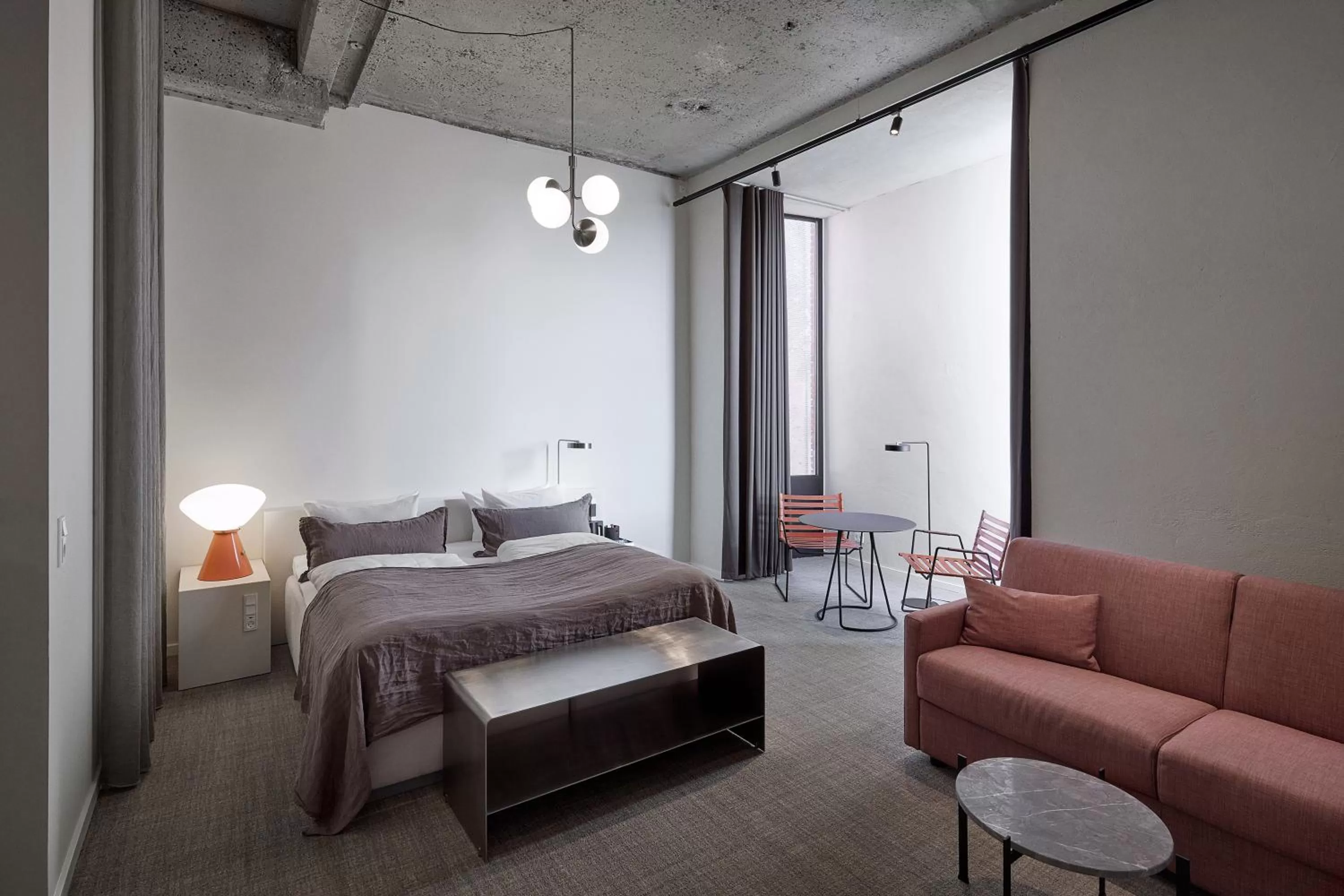 Bed in Hotel Ottilia