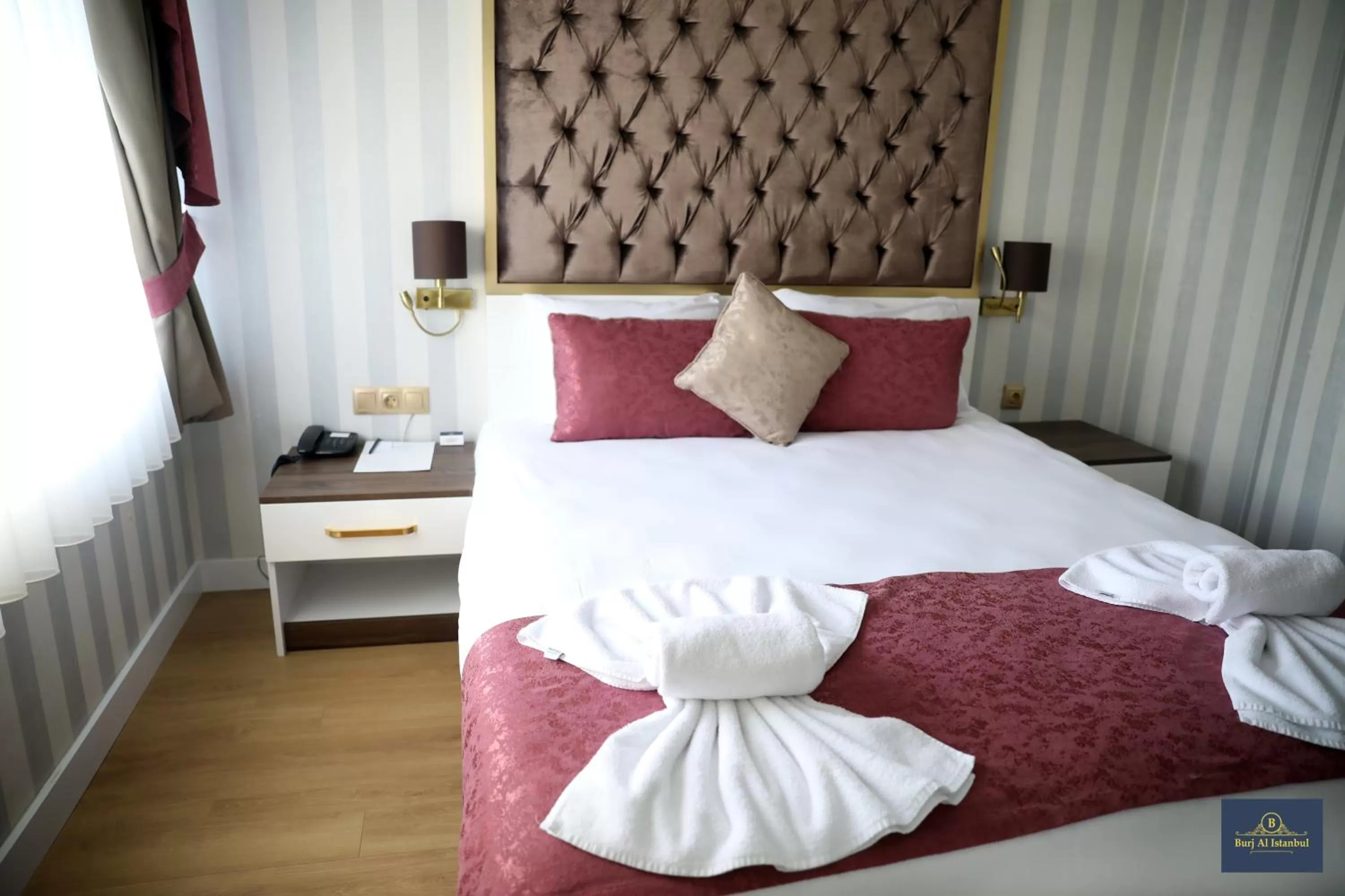 Bed in Burj Al Istanbul