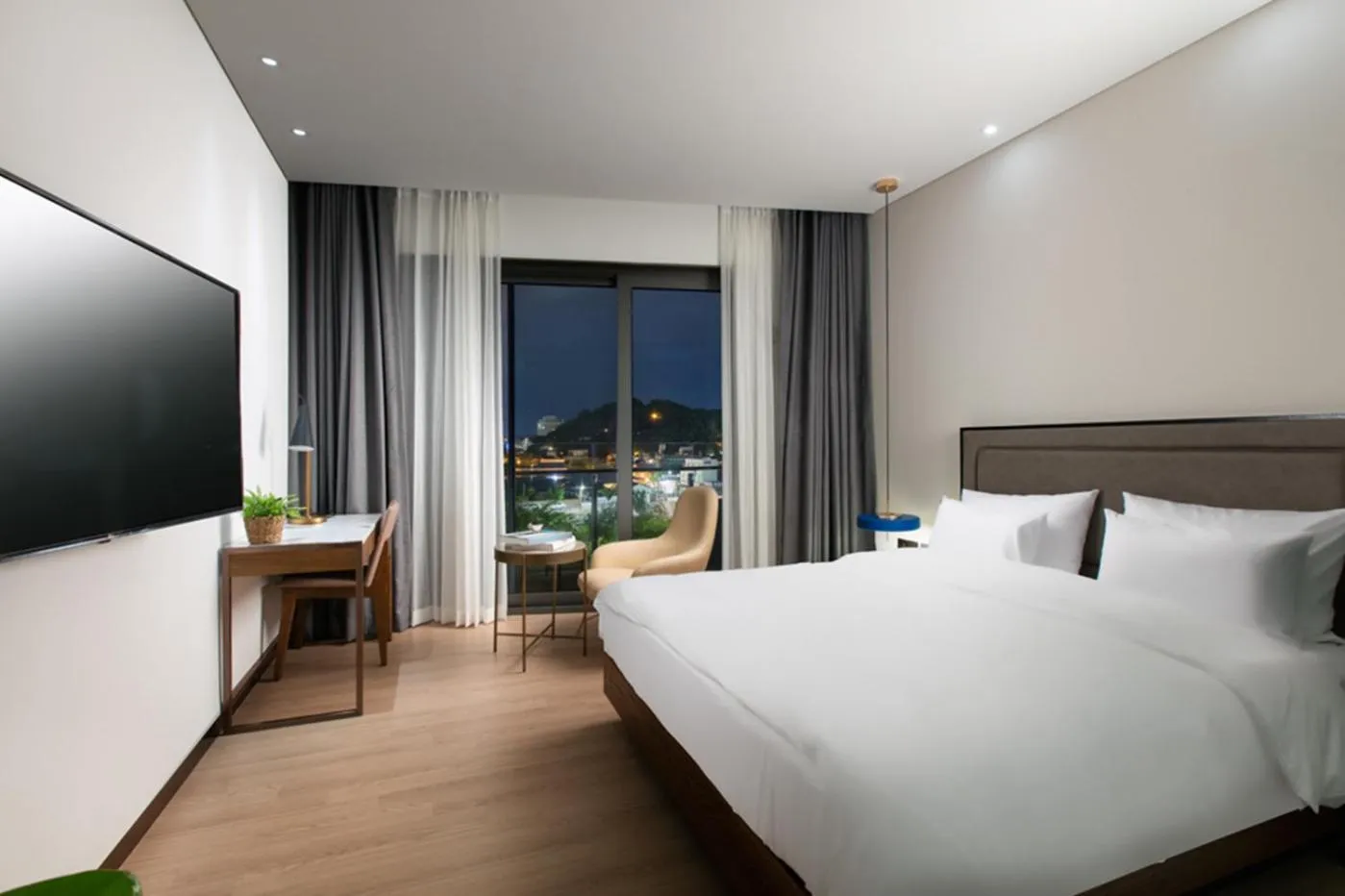 Bed in N Bridge Hotel JEON JU