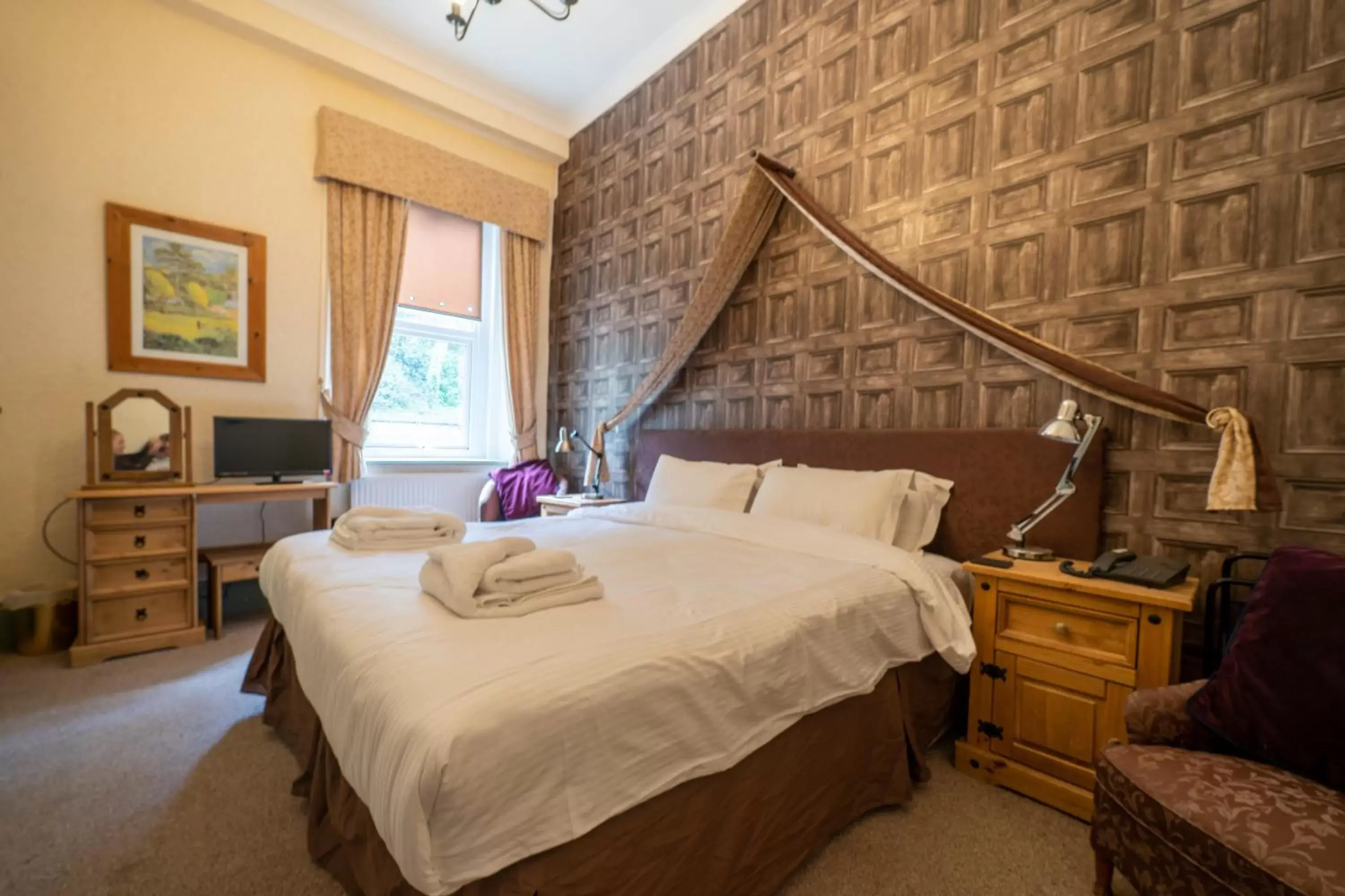 Bed in Bourne Hall Country Hotel