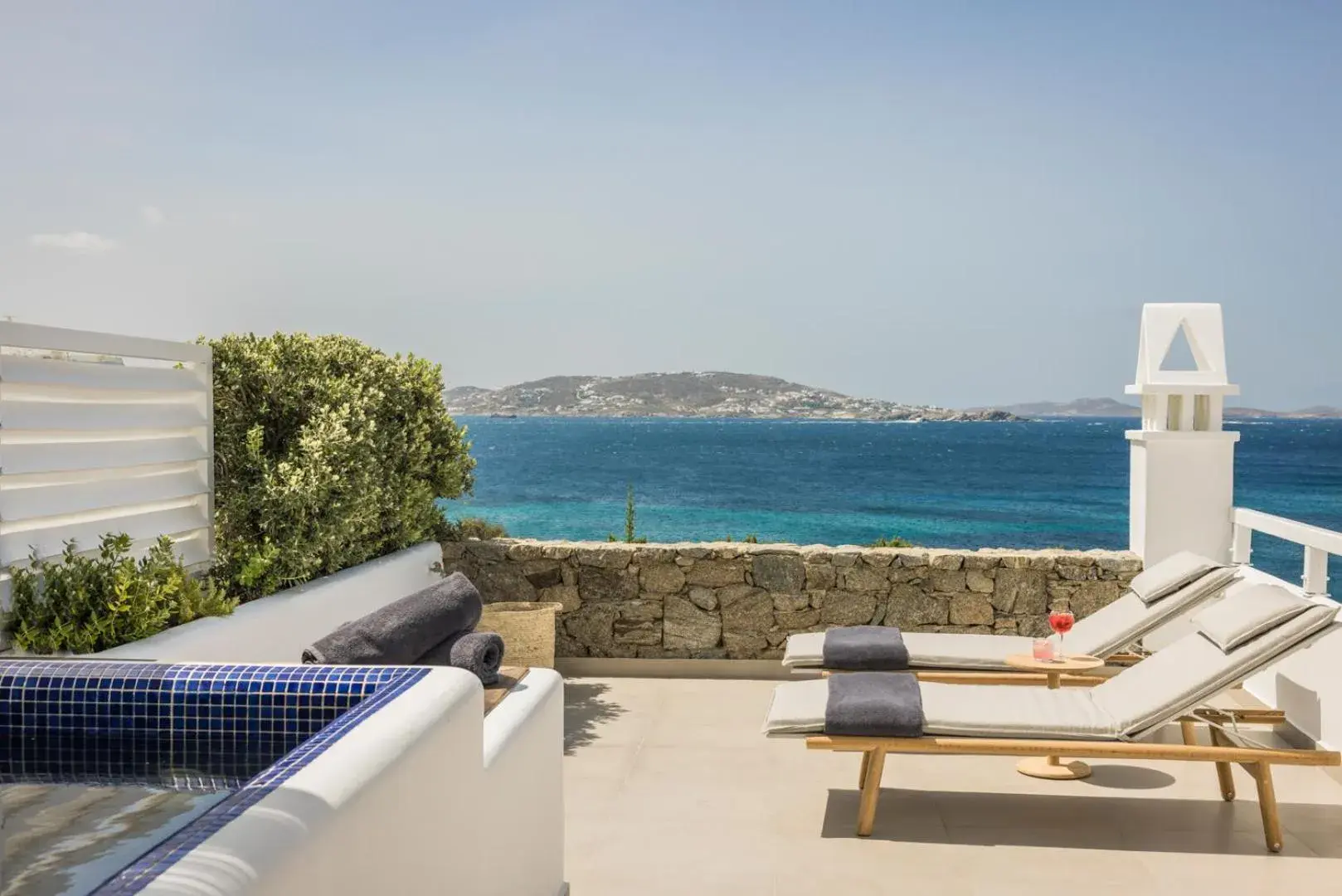 Balcony/Terrace in Grace Mykonos